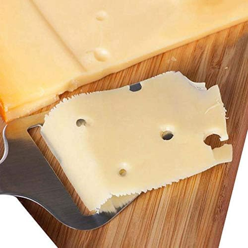 1Pcs Stainless Steel Cheese Slicer, Cheese Cutter Cheese Planer Blade Cutter Plane Slicer Kitchen Tool, Ergonomic Handle Design, Perfect for Semi Hard Cheese Soft Cheese