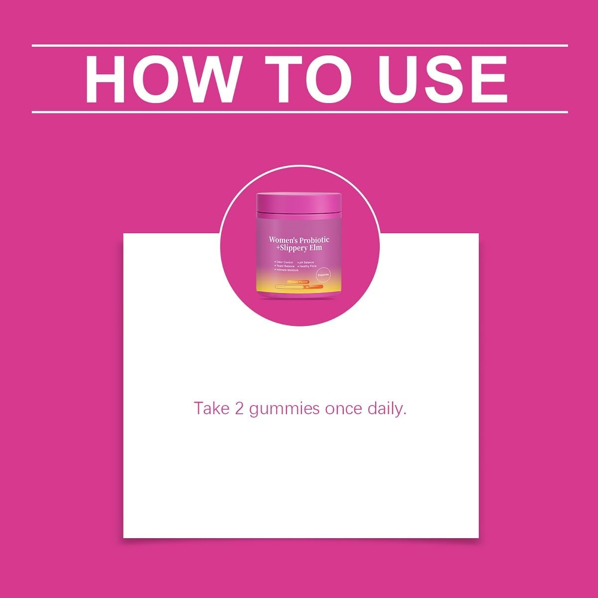 Feminine Probiotic -Supports Freshness & Ph Balance│Pineapple Flavor │ Suitablefor Daily Use by Women│60 Count,1Pcs image number 1