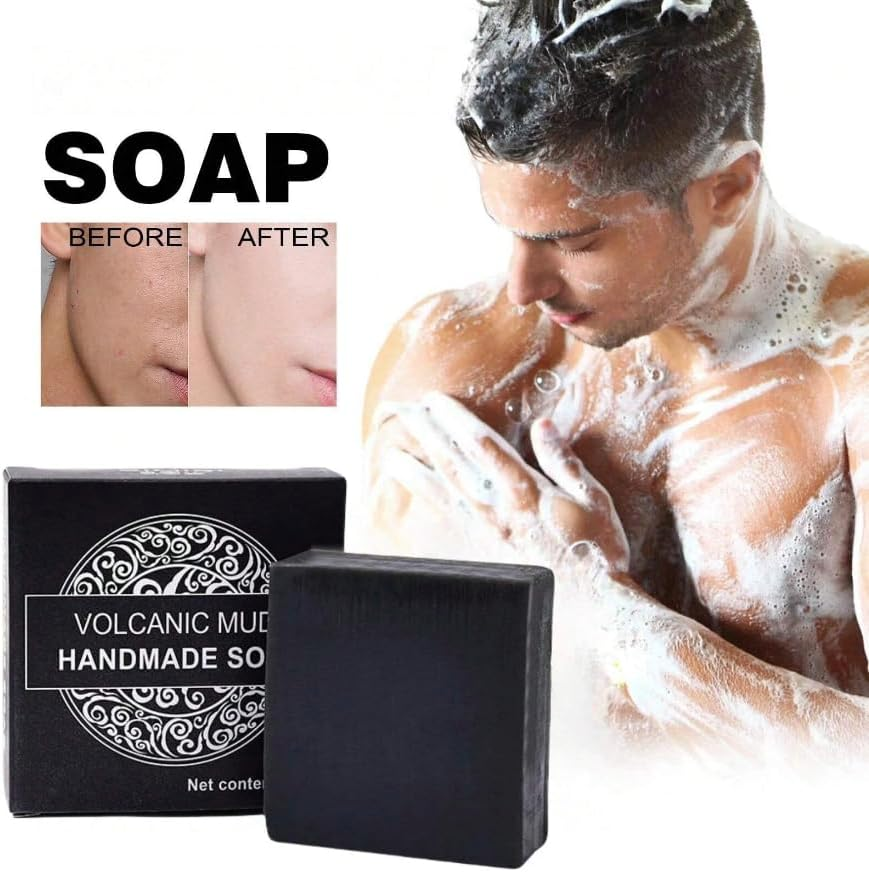 Volcanic Mud Handmade Soap Bar, 100G, Niacinamide Enriched, Oil Control and Cleansing image number 6