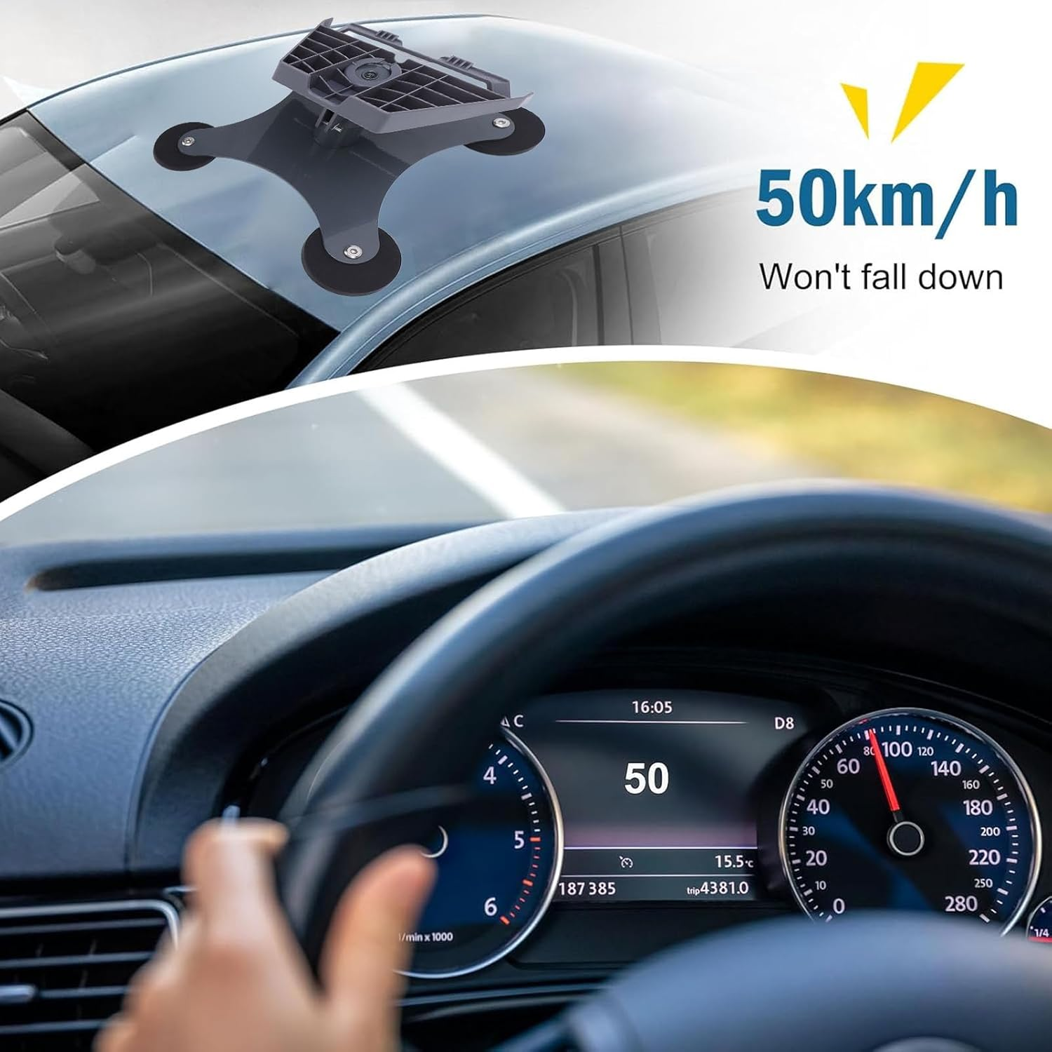 Magnetic Roof Mount for Gen 3, Stainless Steel Heavy Duty Satellite Mounting Kit image number 2