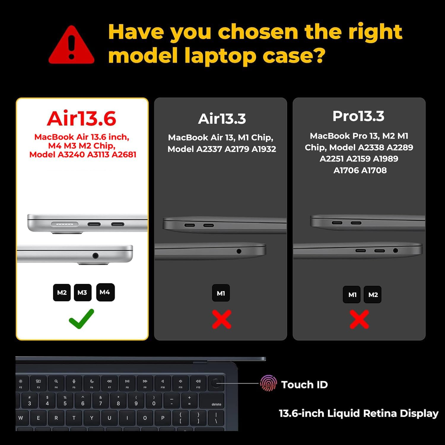 Eoocoo Compatible with Macbook Air 13 Inch Case for 2025-2022 M4 M3 M2 Model A3240 A3113 A2681, Protective Plastic Hard Case Cover Shell for Macbook Air 13.6 Inch - Crystal Clear - Crystal Pink image number 4