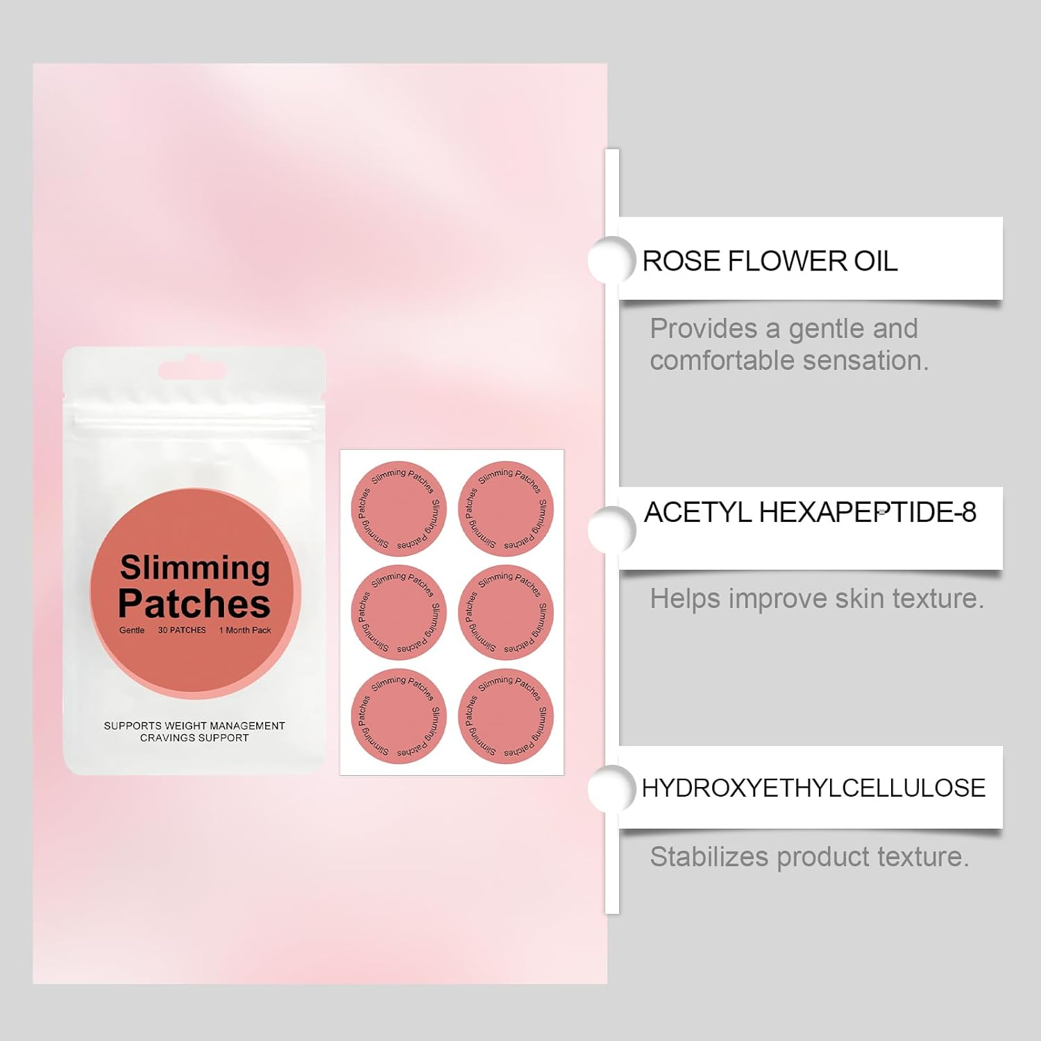 Slim Patch Weight Loss Patches for Women & Men | Natural Ingredients with Fat Burning Botanical Extracts, Ultra Comfortable Lean Patch for All Skin, Body Firming Topicals, Daily Energy (5 Boxes) image number 1