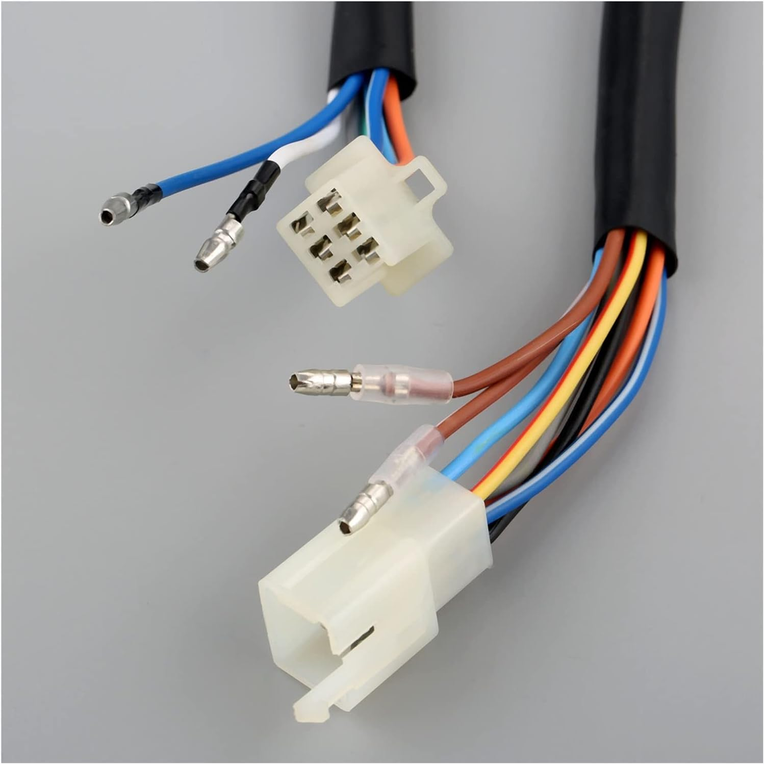 Meikel 2Pcs 7/8"" 22Mm Motorcycle Motorbike ATV Handlebar Left & Right Side Control Switch High/Low Beam Light Turn Signal Horn Switches image number 3