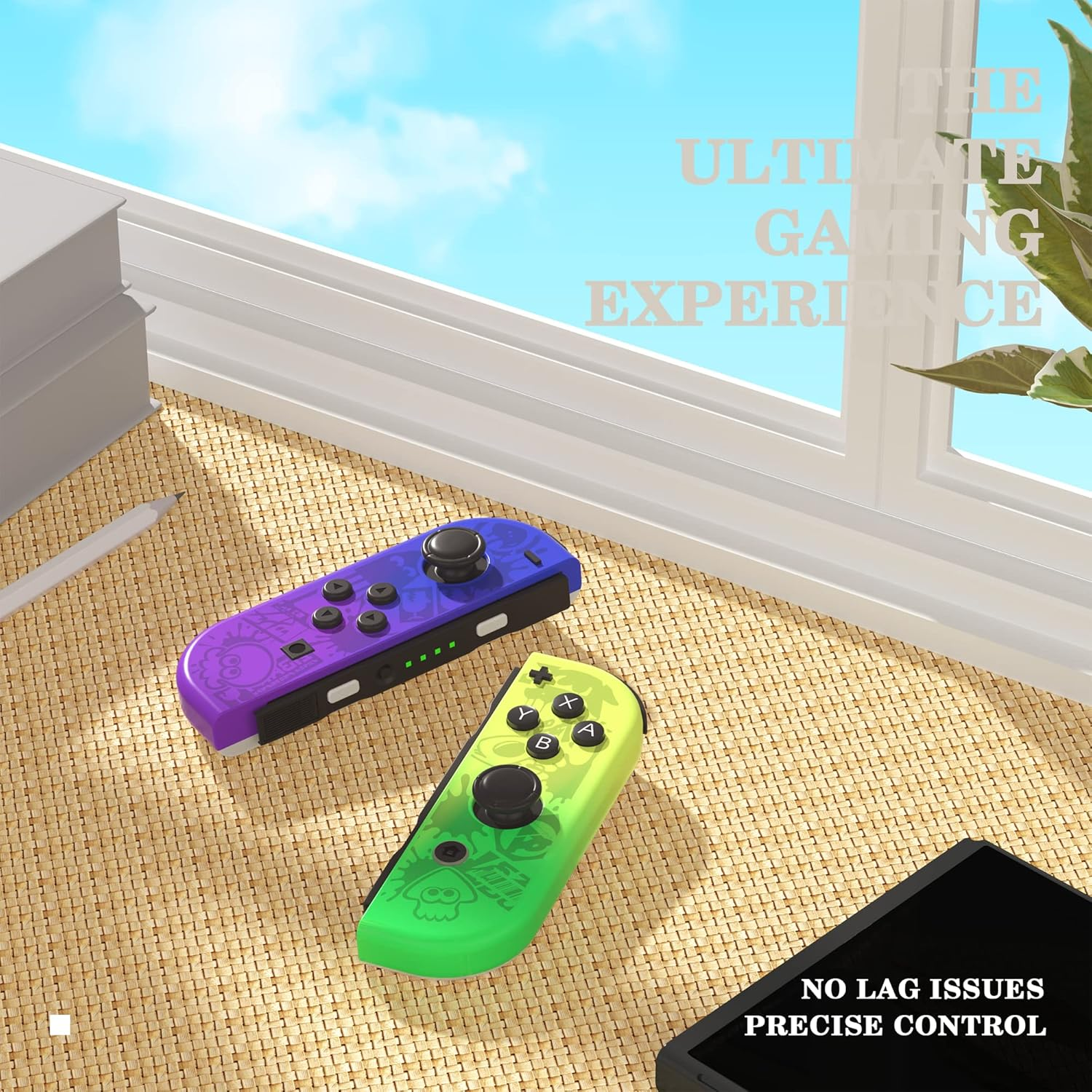 Joy Cons for Switch Controllers, Wireless Replacement for Switch Joycons, Left and Right Switch Controllers Joycon Support Sports Dual Vibration/Wake-Up/Motion Control image number 3