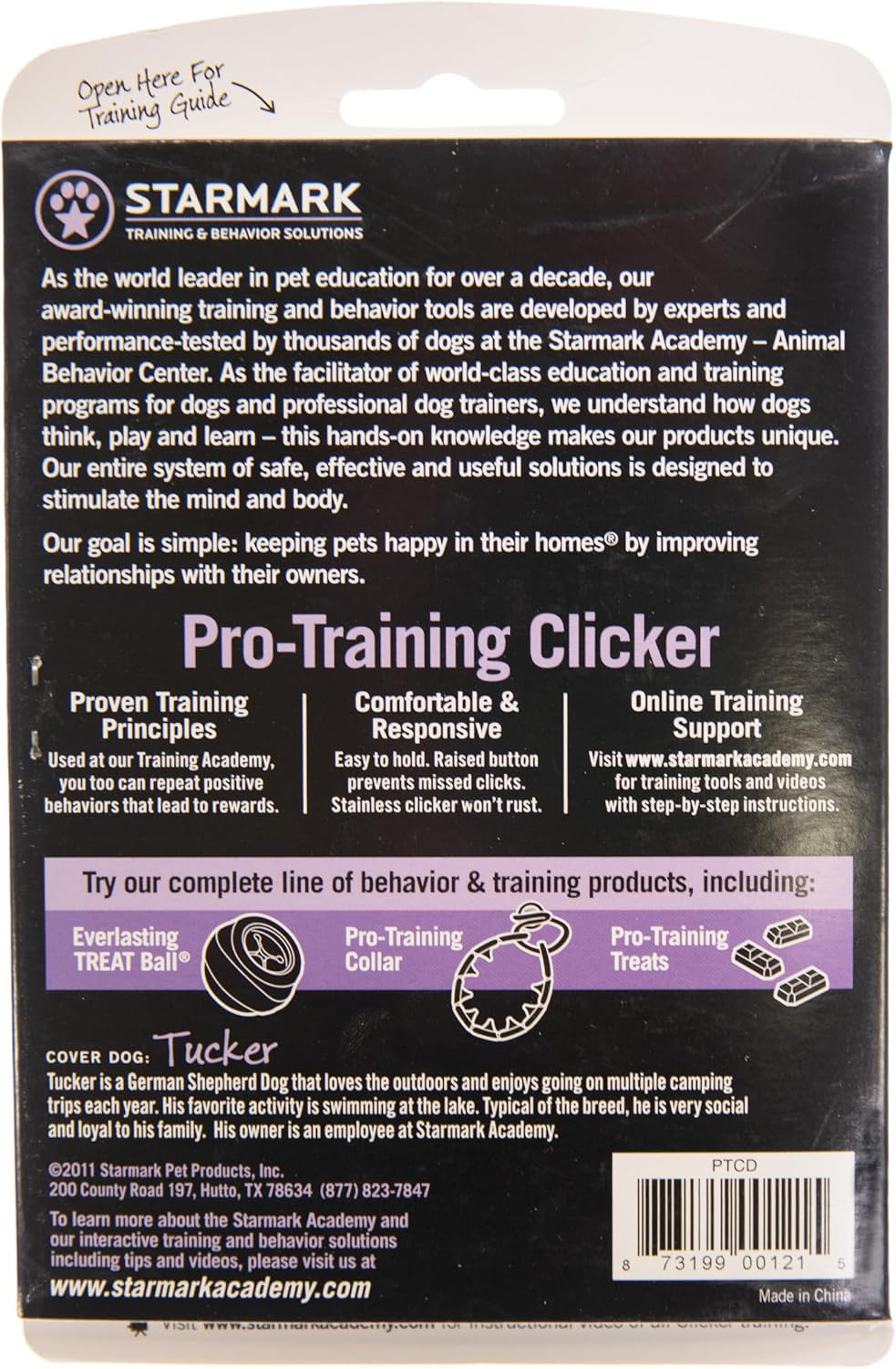 Starmark Pro-Training Clicker for Dogs, Black and Yellow PTCD 1 Count (Pack of 1) image number 5