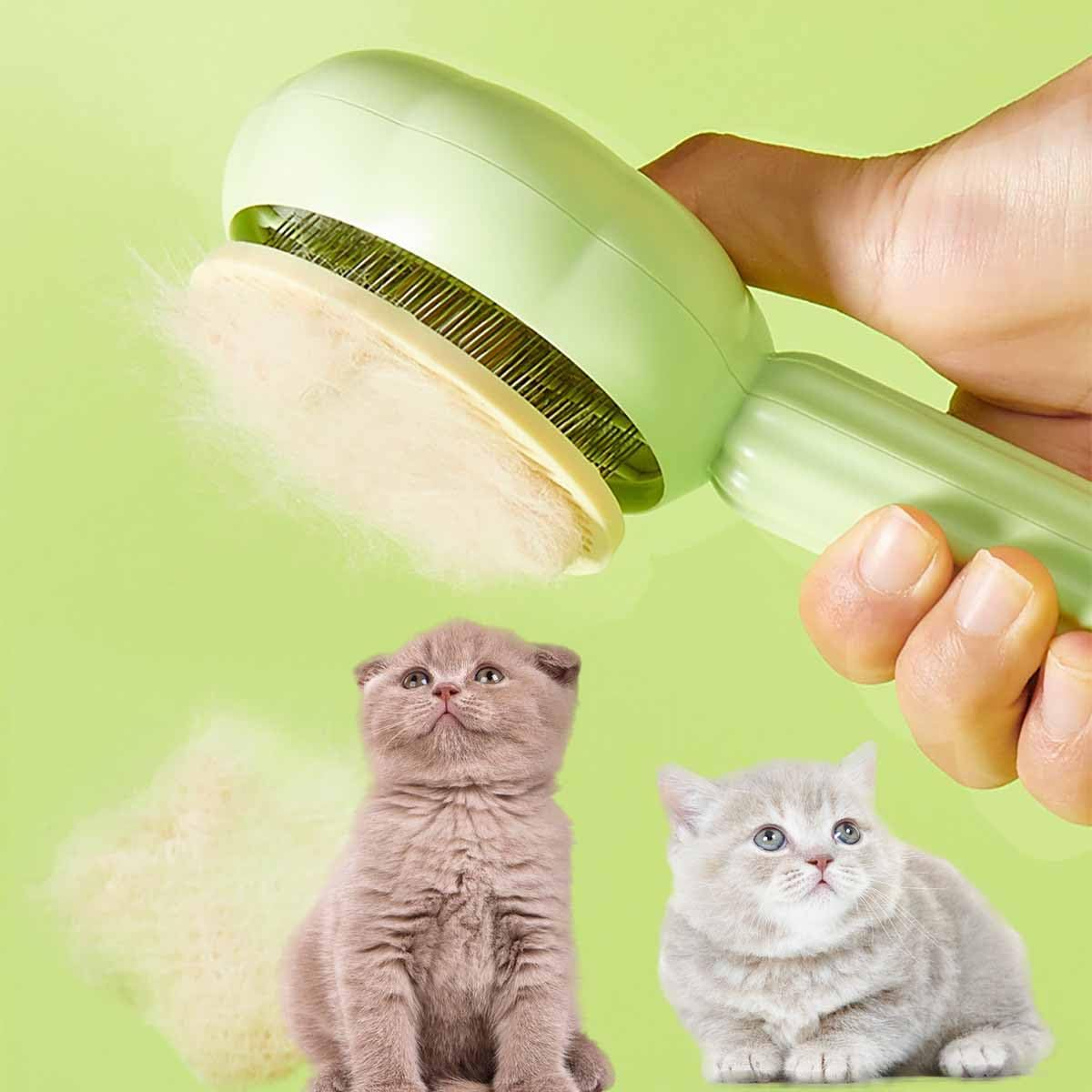Flower Style Dog Brush Cat Brush,For Long & Short Haired Dogs Cats, Dog Grooming Brush for Shedding, Cat Grooming Brush Remove Loose Hair and Massage, Pet Grooming Brush image number 6
