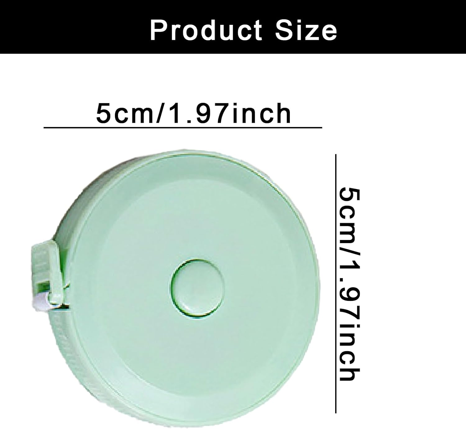 4 Pack Soft Measuring Tapes Retractable Small Mini Soft Sewing Fabric Waist Measure Tapes Fabric Measurement Digital Body Measuring for Height Tailor Home Craft Measurement image number 2