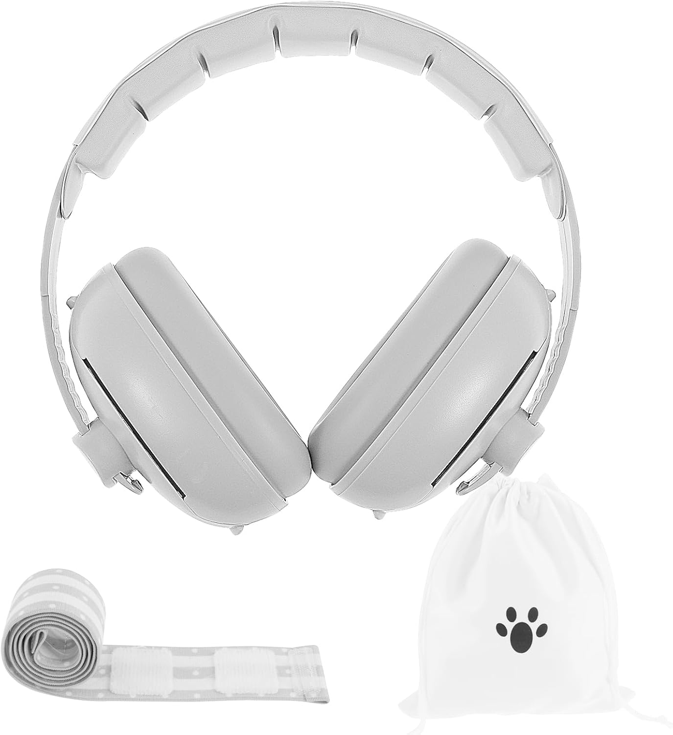 Baby Ear Protection, 2 in 1 Baby Noise Cancelling Ear Muff, Noise Cancelling Headphones Earmuffs, Adjustable Infant Noise Cancelling Hearing Protection, for Outdoor