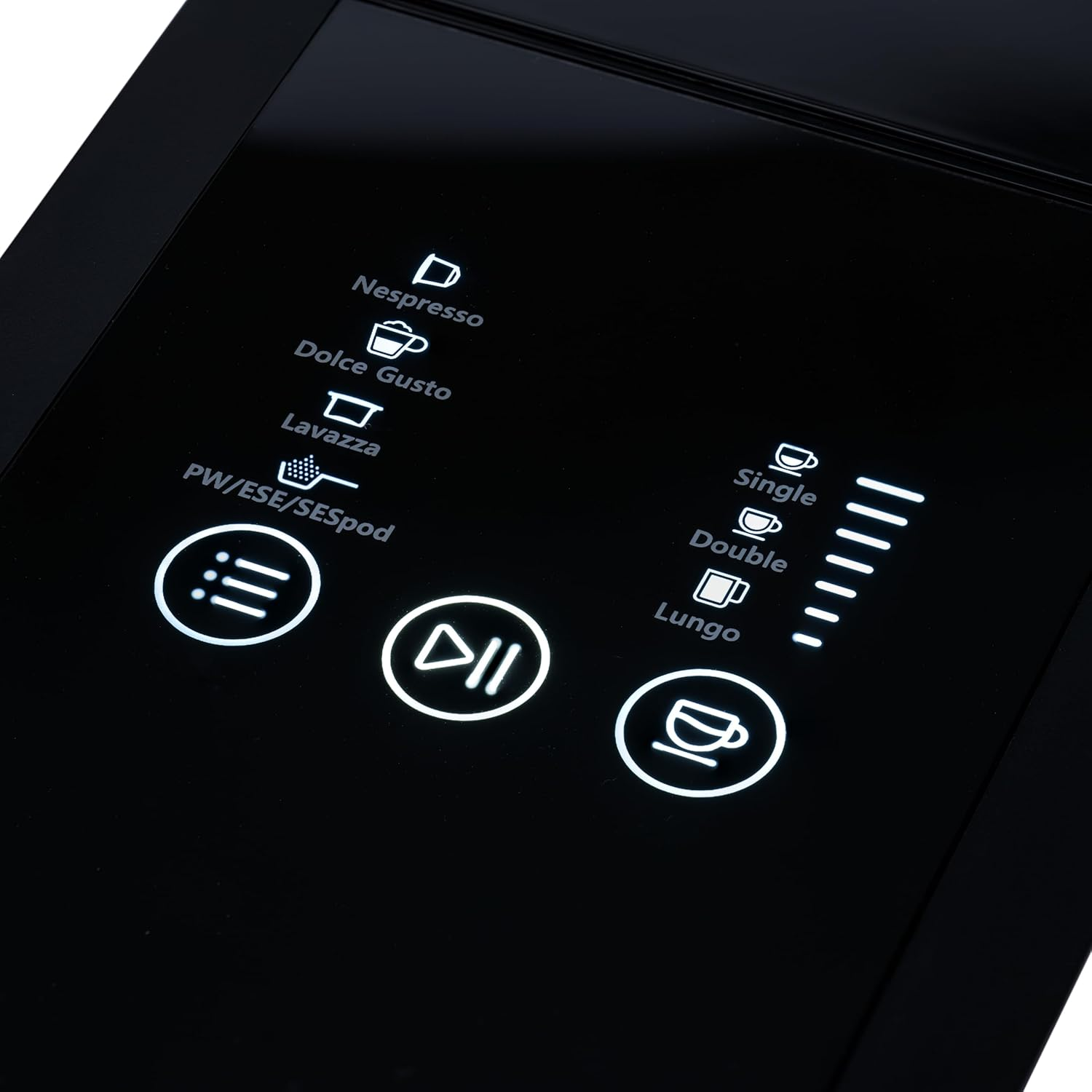 Tornado LA TCM7042-GS Machine &Agrave; CAF&Eacute; 5-EN-1, Compatible NESPRESSO, Dolce Gusto, Lavazza Blue, ESE ET CAF&Eacute; MOULU, 20 Bars, 1.5 L image number 6