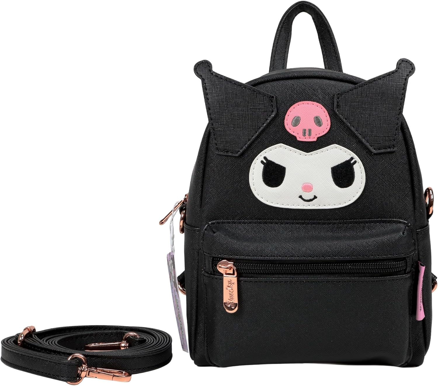 Blue Sky Studios Hello Kitty Mini Backpack, Small Kawaii Travel Bag with Adjustable Straps, Cute Gifts Merchandise and Accessories