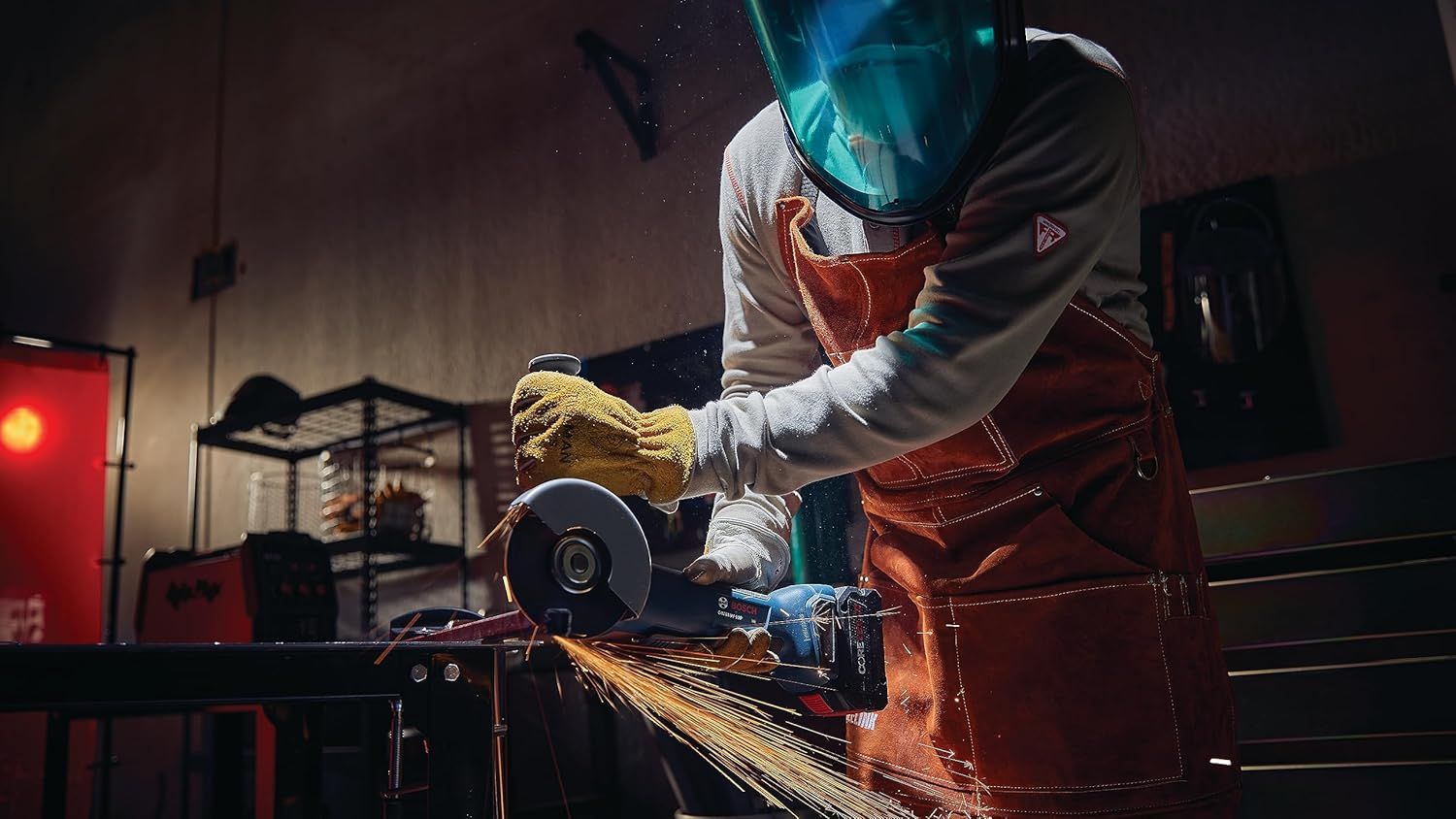 BOSCH GWS18V-10PN 18V Brushless 4-1/2 5 In. Angle Grinder with Paddle Switch (Bare Tool)