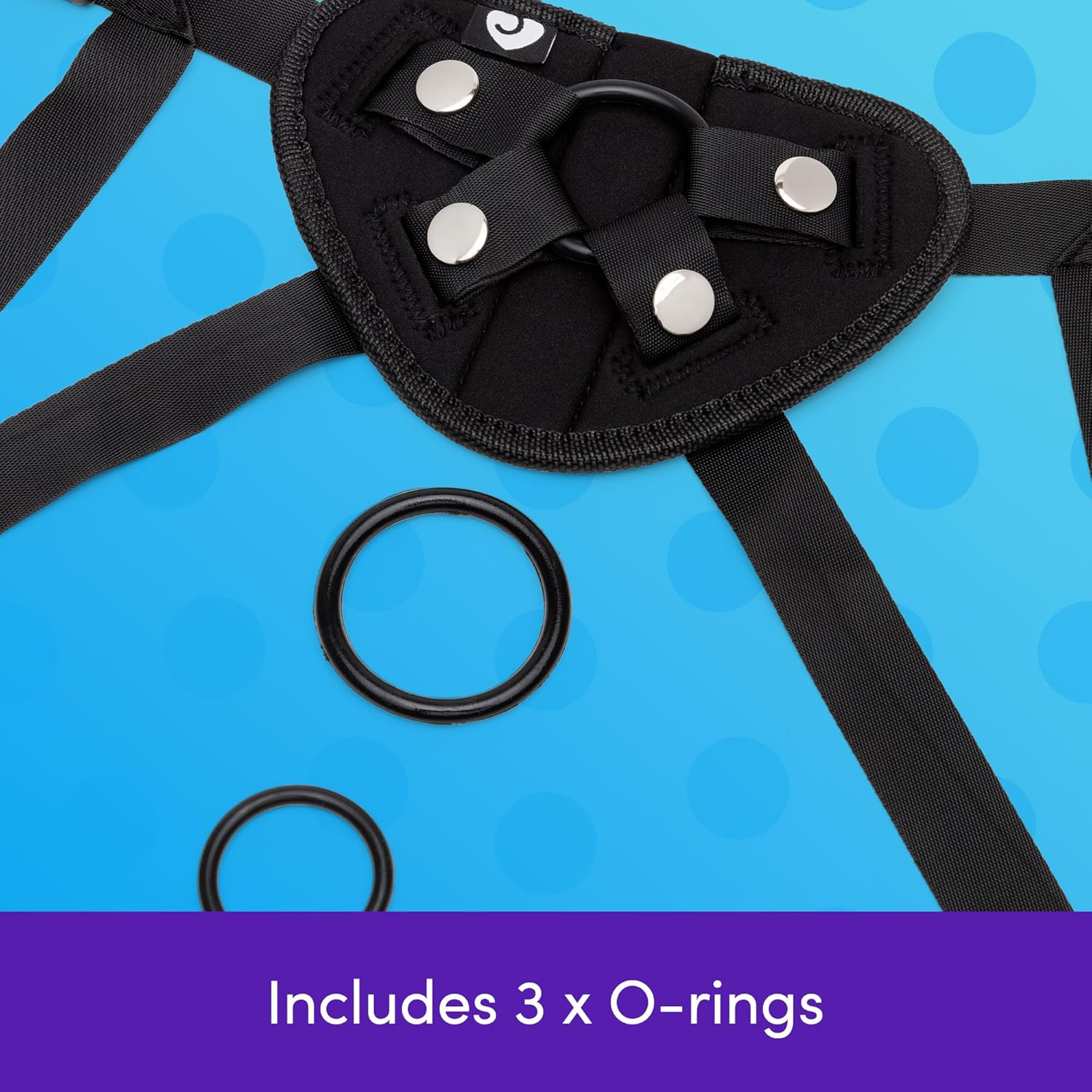 Lovehoney Vibrating Strap on Dildo & Harness Kit | 2 Silicone Dildos for Pegging & G Spot Stimulation | Includes Bullet Vibrator | Adjustable Harness with 3 O-Rings | Adult Sex Toy for Couples image number 3