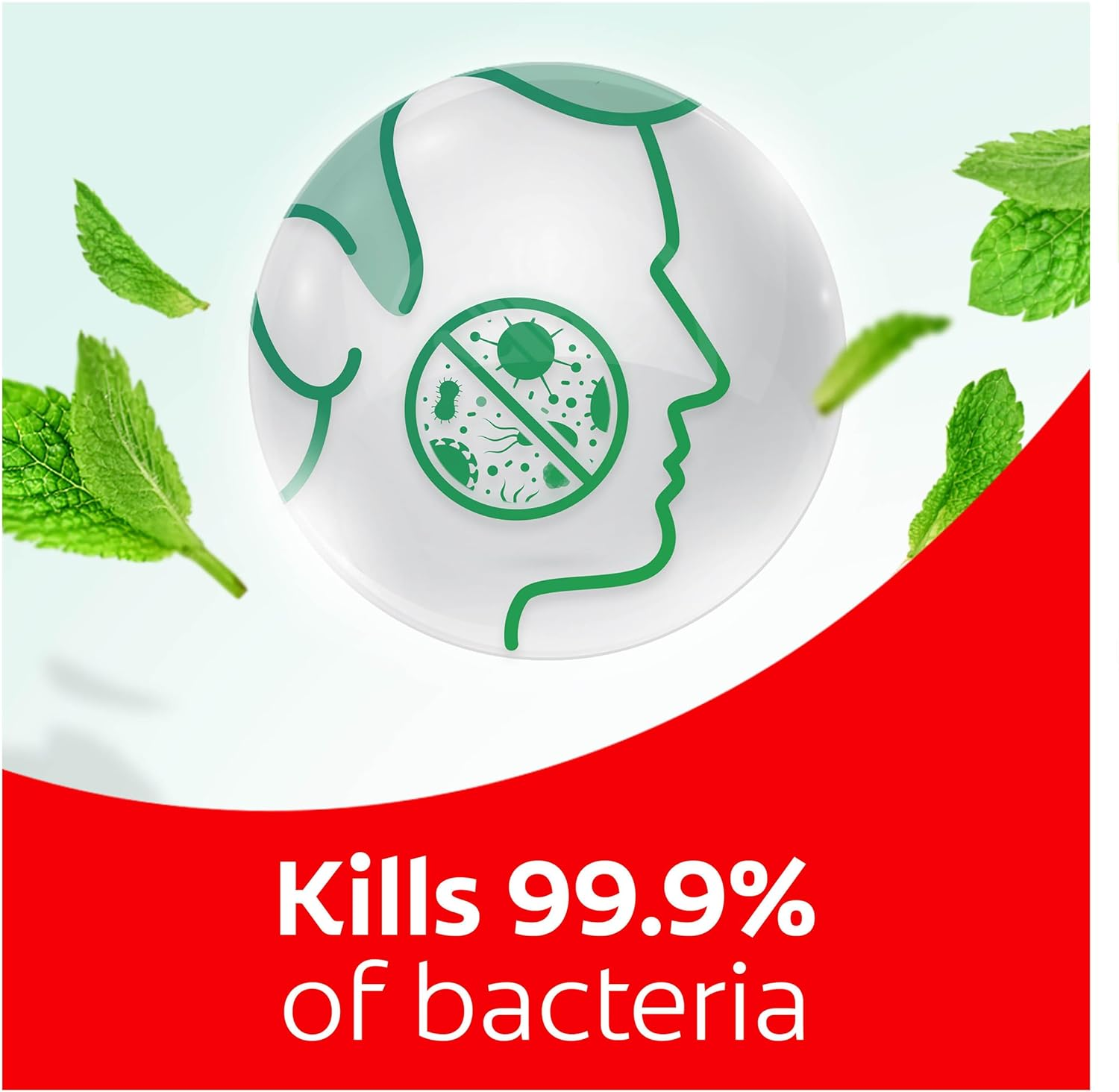 Colgate Plax Antibacterial Mouthwash 1L, Alcohol Free, Freshmint, Bad Breath Control image number 2