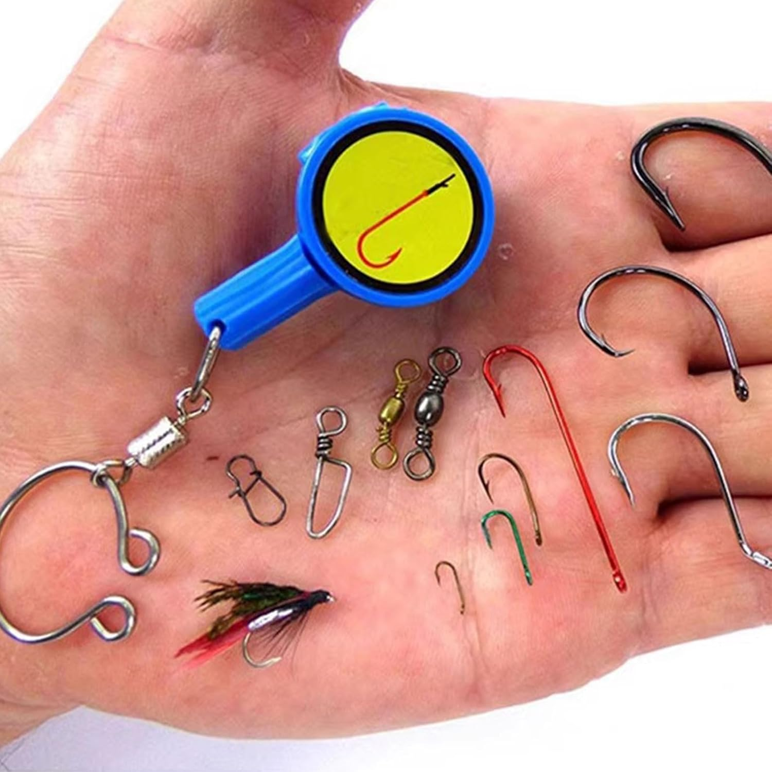 BGENHPON Fishing Knot Tying Tool for Anglers with Nail Knot Feature | Easy to Use Fishing Tackle Accessories | Protect Hands from Sharp Fish Hooks | Ideal for Ice Fly Fishing image number 5