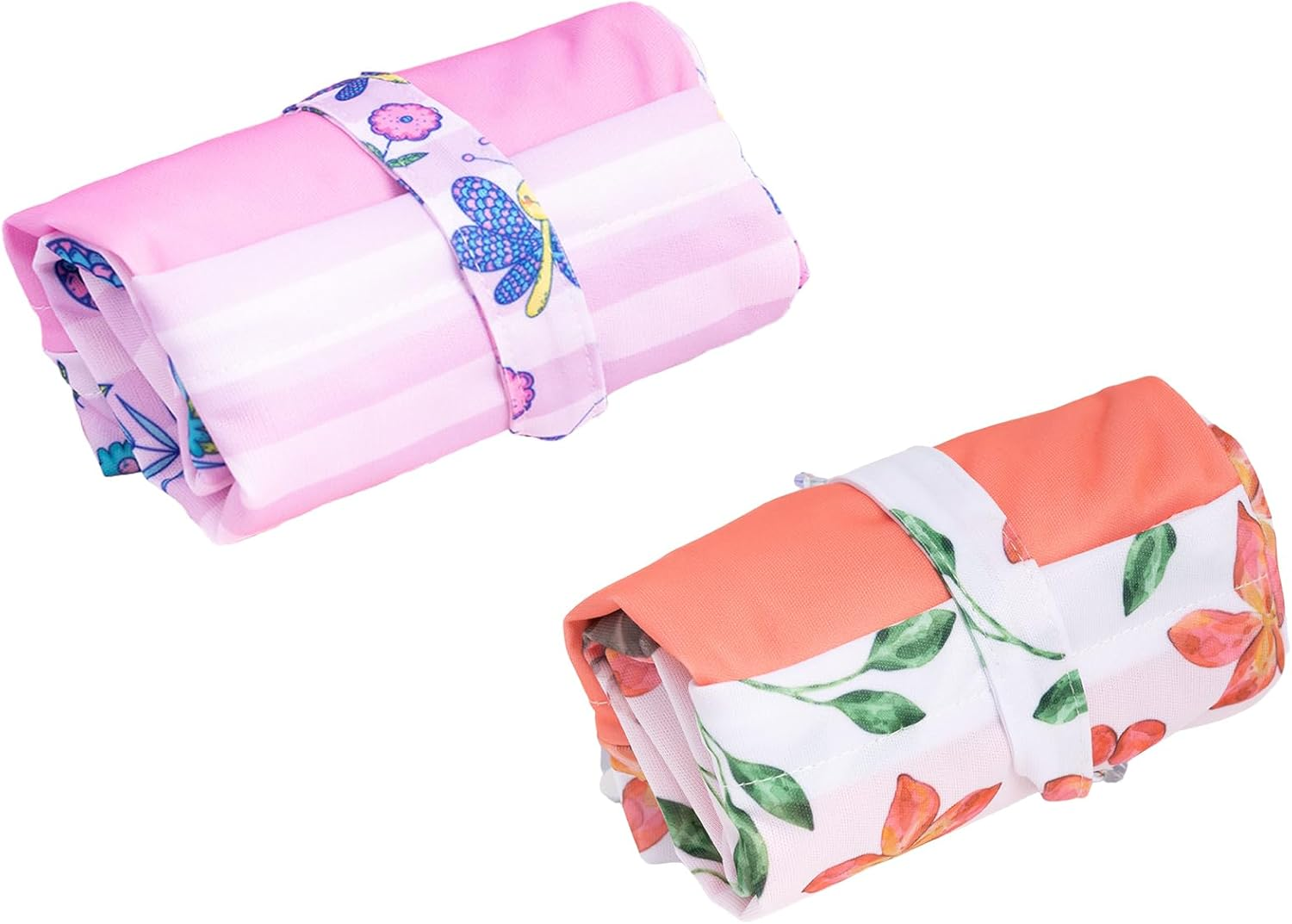 ALVABABY 2Pcs Cloth Diaper Wet Dry Bags Waterproof Reusable with Two Zippered Pockets Travel Beach Pool Daycare Soiled Baby Items Yoga Gym Bag for Swimsuits or Wet Clothes L-AMD0467-AU image number 3