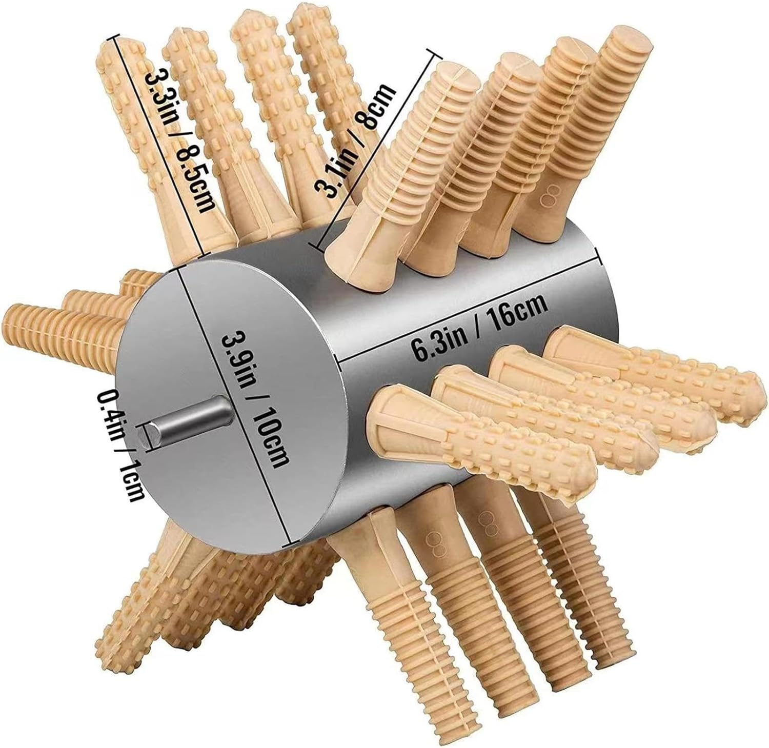 Leefasy Farm Chicken Plucker Poultry Feather Removal Practical Bird Defeathering Labor Saving for Poultry Duck Goose, 24 Fingers Large