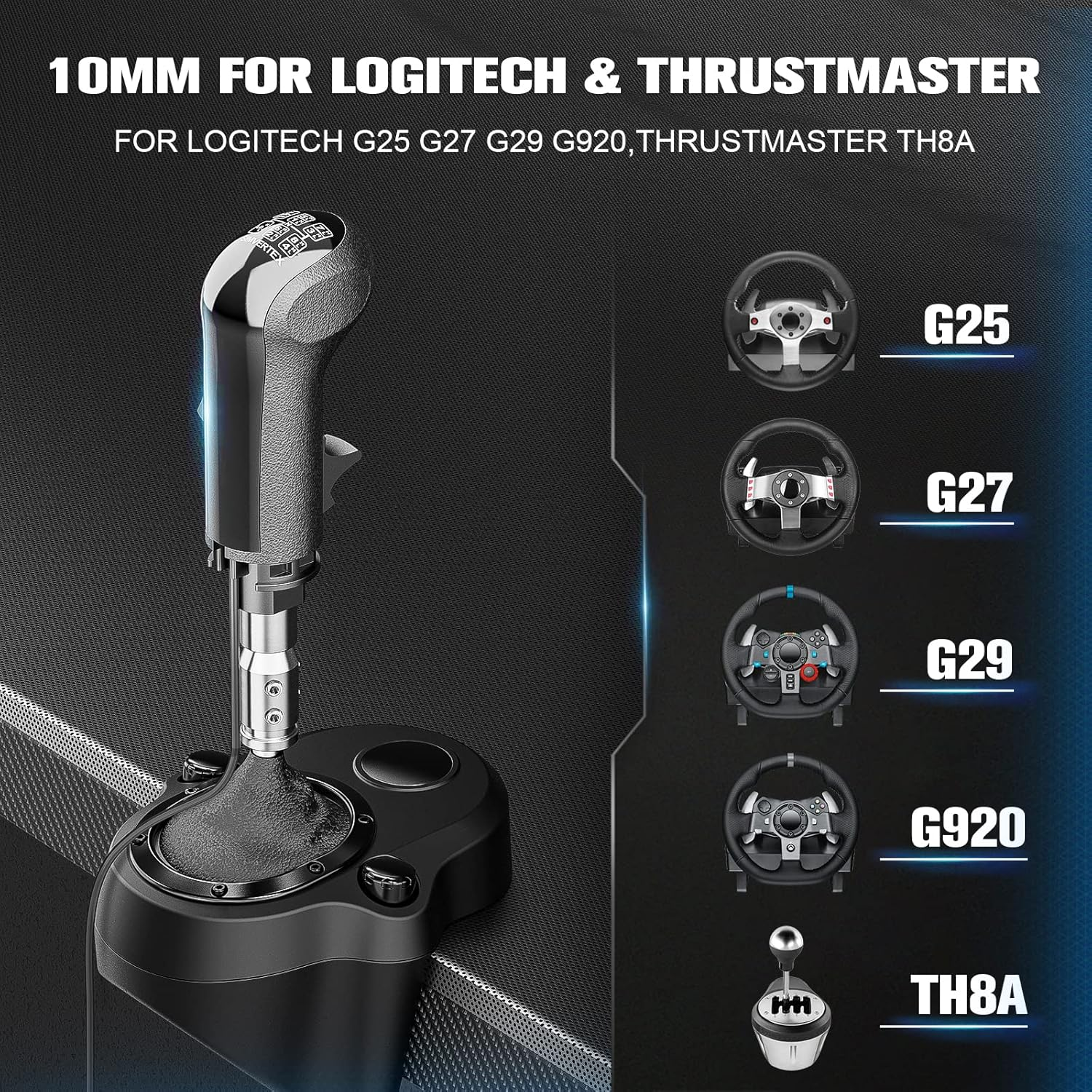 USB Gearshift Knob from a Man Truck ATS ETS for Logitech G29 G27 G25 THRUSTMASTER TH8A Gearshift Shifter Knob for ATS ETS2 Games PC &hellip; image number 6