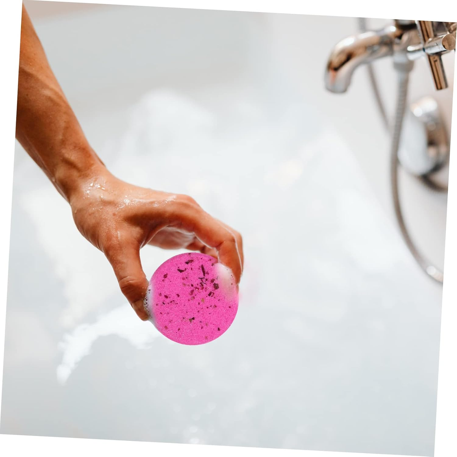 BELLIFFY 8Pcs Shower Steamers Essential Oils Relaxing Vapor Tablets Spa-Like Shower Natural Aromatherapy for Bath Care and Pampering image number 1