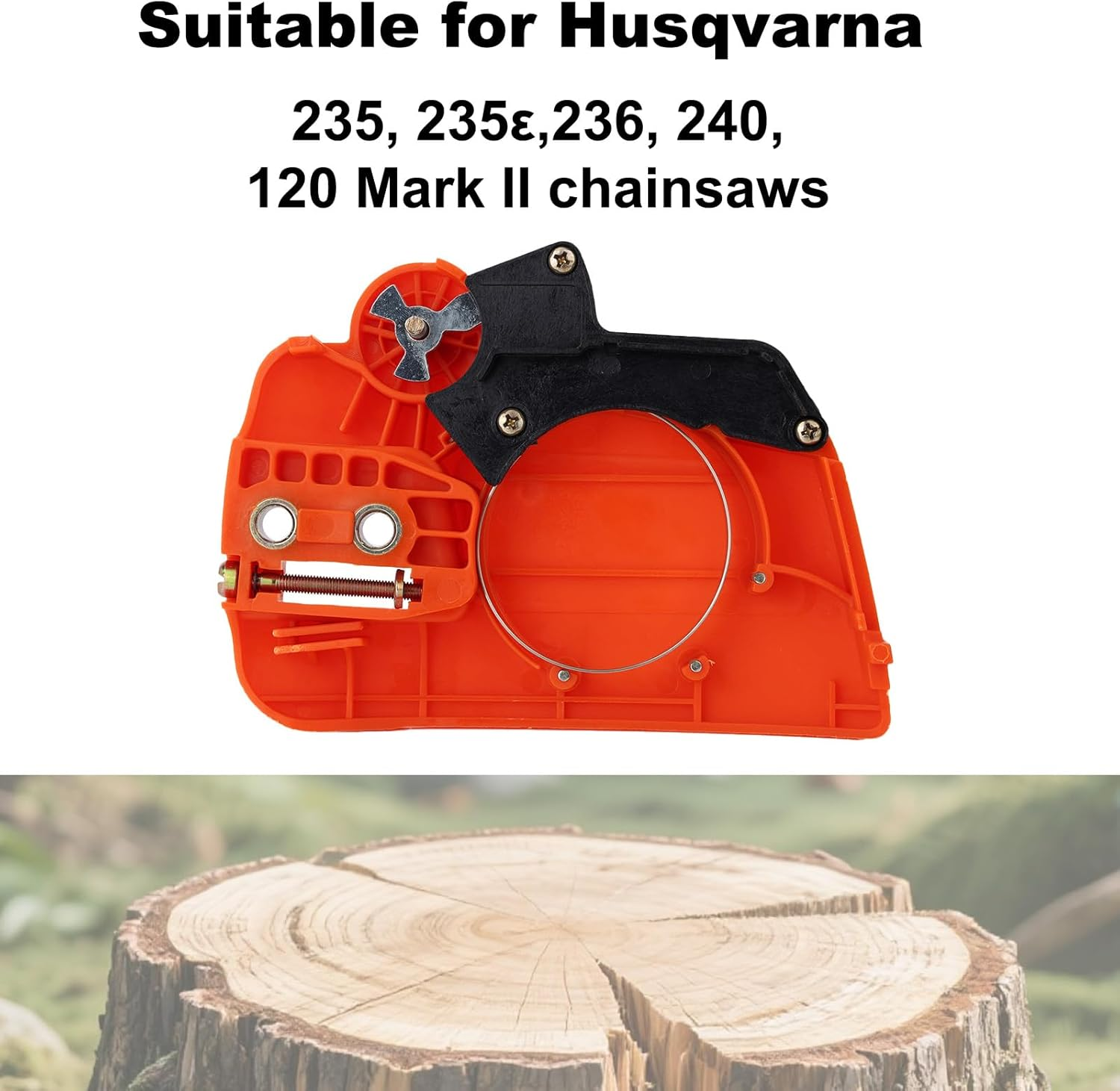 525628901 Clutch Cover Assembly, Chain Brake Clutch Cover Assembly Compatible with Husqvarna 235 235E 236 240 120 Mark II Chainsaws Replace Part Number 525628901 545071103