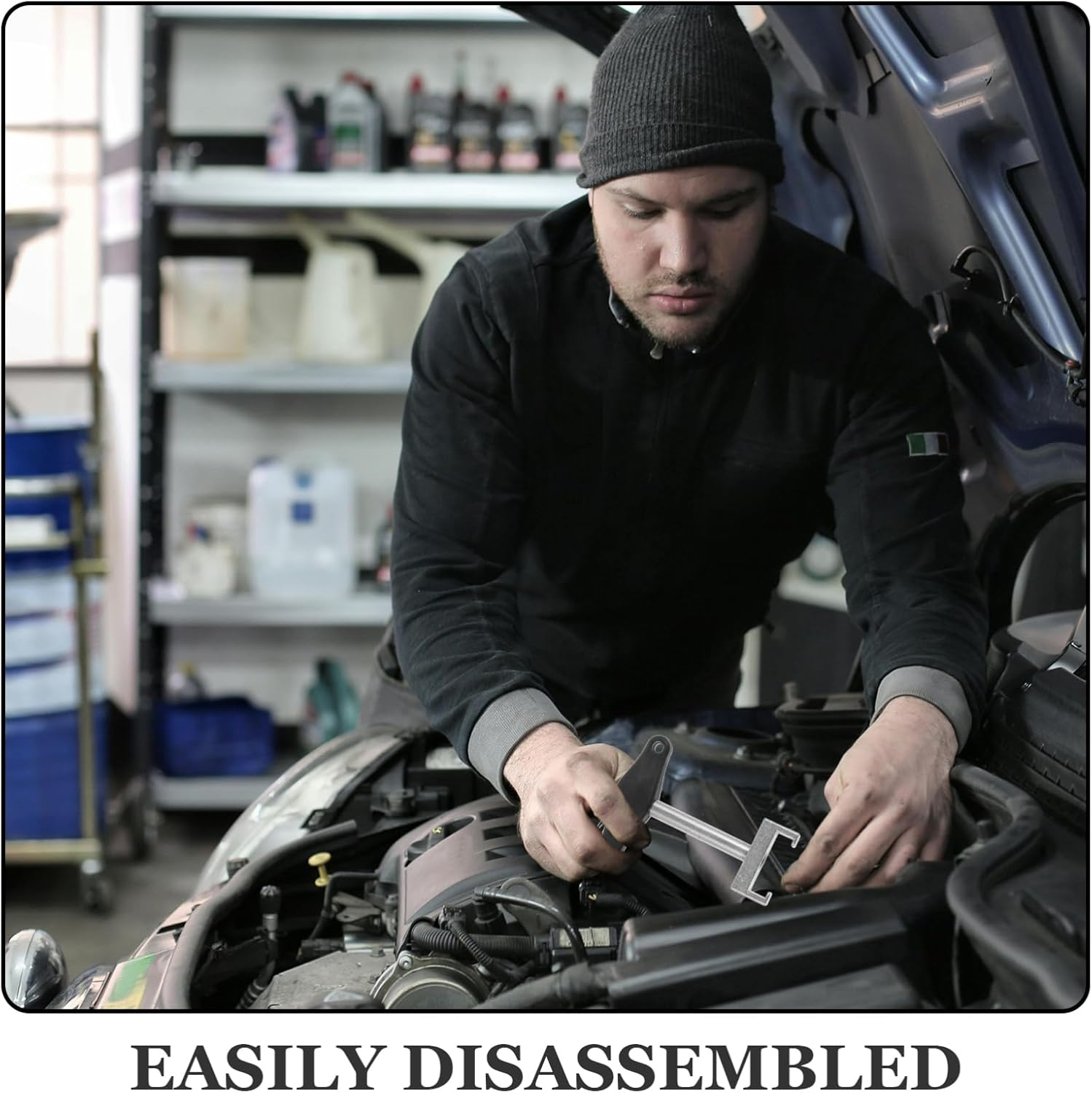 COSMEVIVI Automotive Ignition Coil Removal Tool Steel Sturdy Spark Plug Puller for Mechanics image number 3