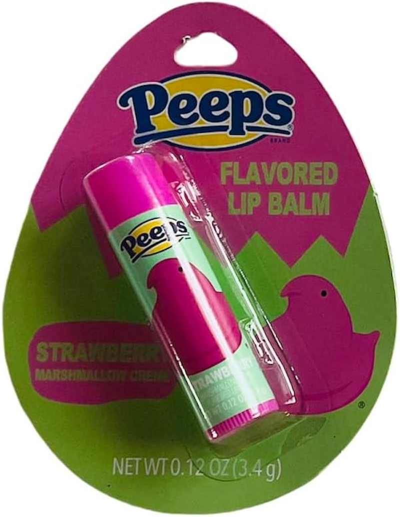 Peeps Lip Balm Set of 4 Scented Marshmallow Cream Flavors image number 4