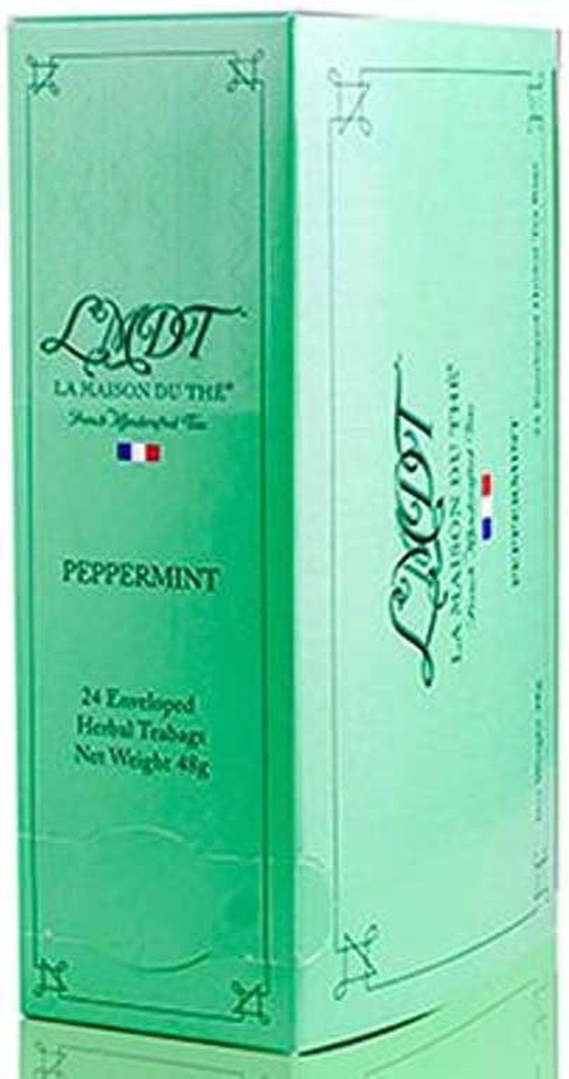 LMDT French Handcrafted Peppermint Tea. Enveloped Teabags, 100 Count image number 4