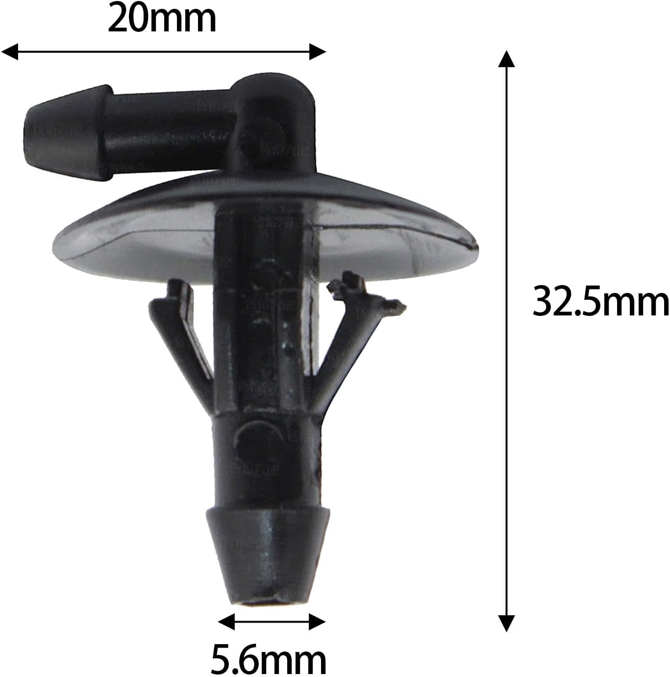 Magideal 2Pcs Car Windshield Washer Hose Connector, Windshield Washer Nozzle, 5125061AA Easy Installation for Sprinter 2500 3500 Accessories image number 6