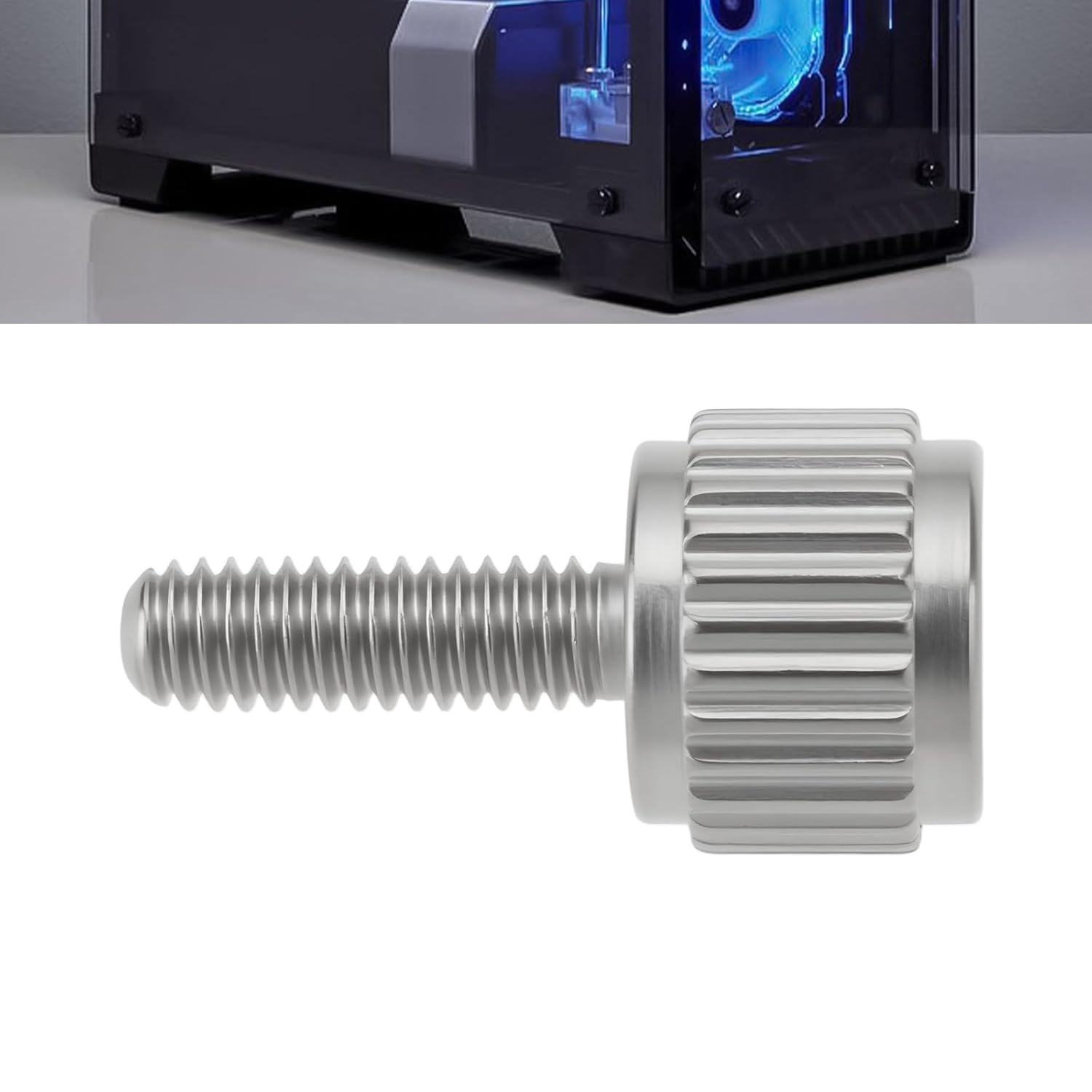 VGOL 20X Vernier Calipers Locking Screws M2.5X8Mm Stainless Steel Knurled Thumb Screws image number 2