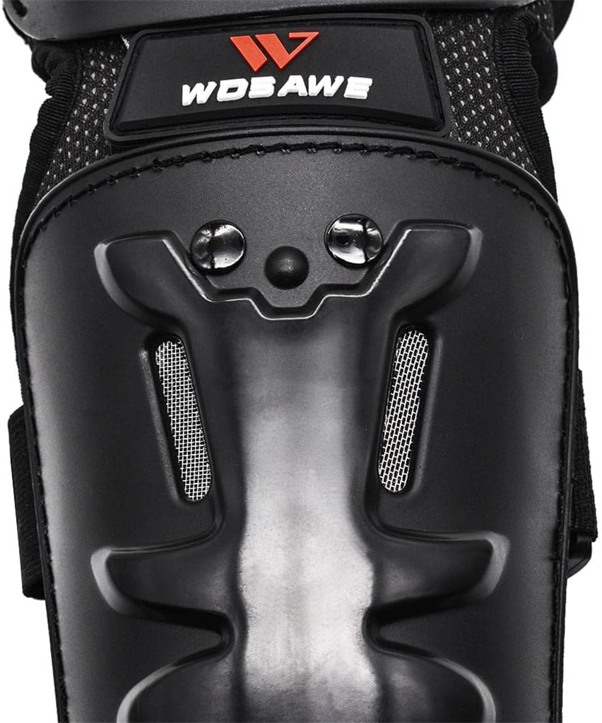 Rockible Motorcycle Knee/Elbow Pad Motorbike Motocross Knee Cap Arm Guard image number 5