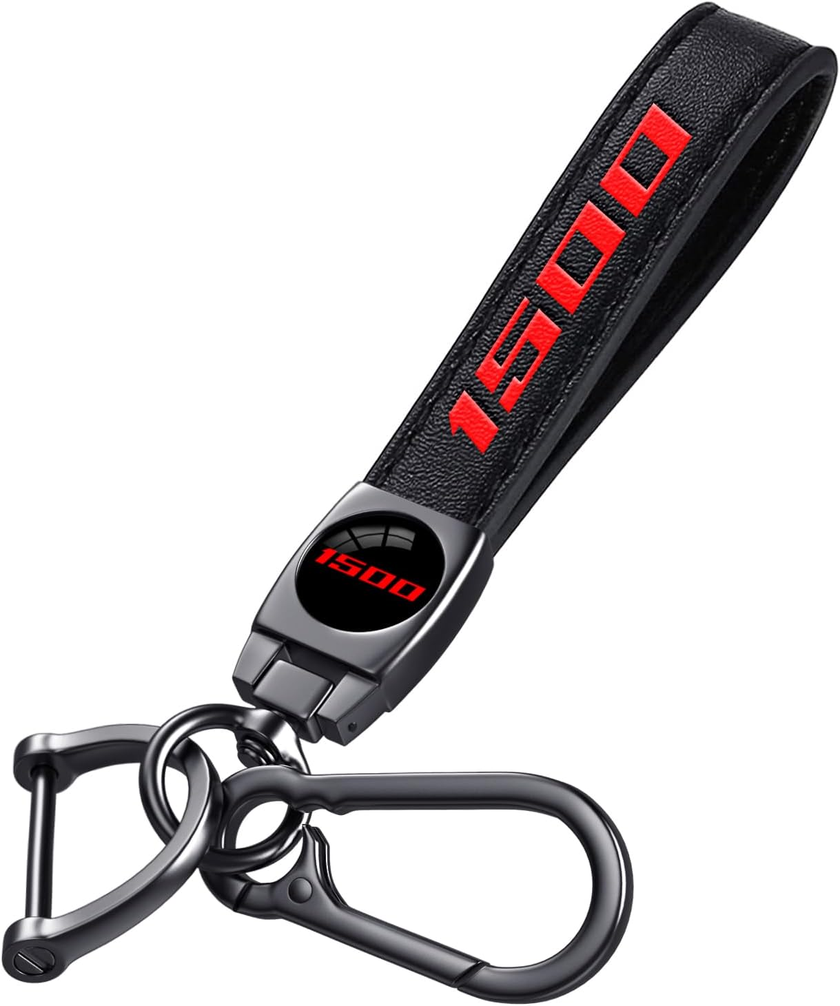 Annloysky Black Leather Car Keychain Metal Car Keyring Compatible with Kia K3 Forte Cerato 2021-2024 GT Accessories, Keychain Keyring Family Present for Kia Owners image number 4