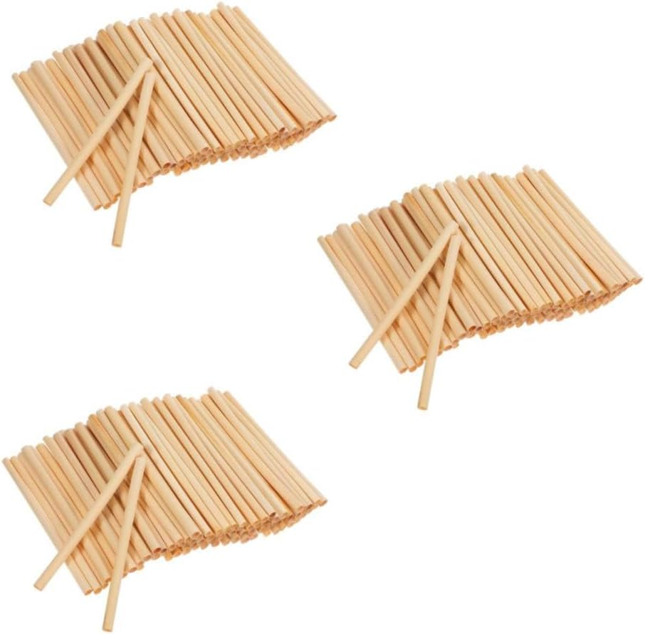 Gatuida 300 Pcs Natural Reed Bee Tubes Pollinator Nesting Tubes for Beekeepers Garden Balcony Courtyard Refill Replacement Essential DIY Beehive Inserts image number 3