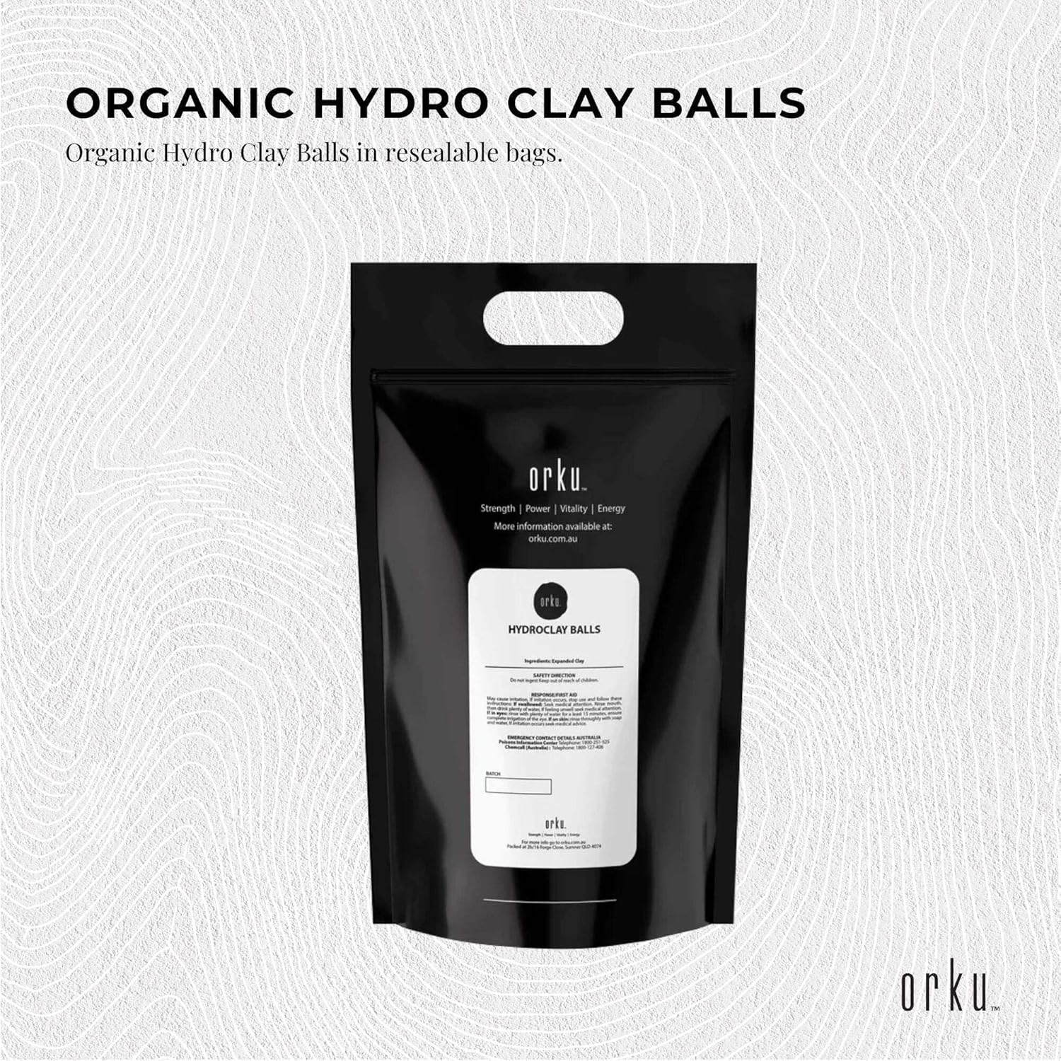 Orku Hydro Clay Balls Organic Premium Hydroponic Expanded Plant Growing Medium image number 6