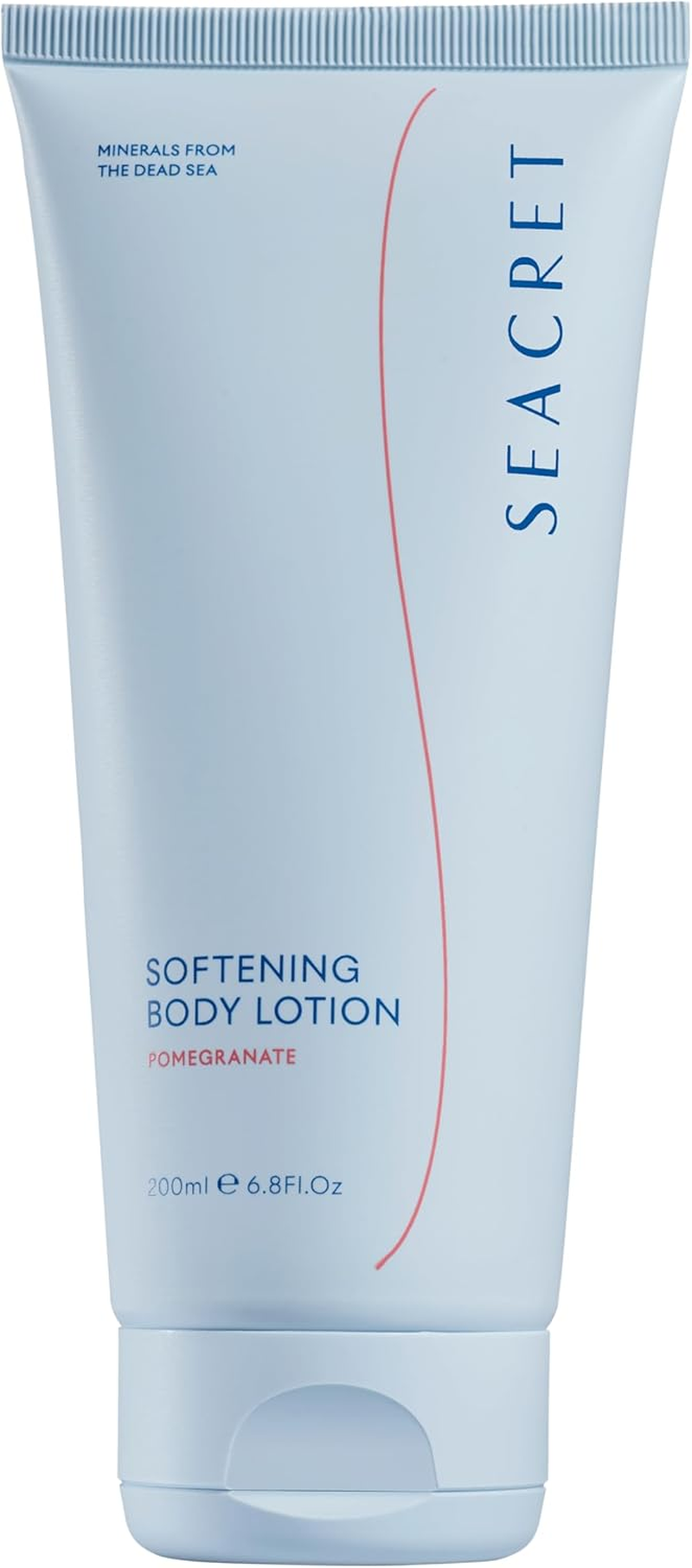 SEACRET Softening Body Lotion for Women, Non-Greasy Moisturiser with Avocado Oil, Vitamin E, Chamomile, Body Lotion for Dry Skin or Sensitive Skin, Silicone-Free & Vegan, 200 Ml, Pomegranate image number 2