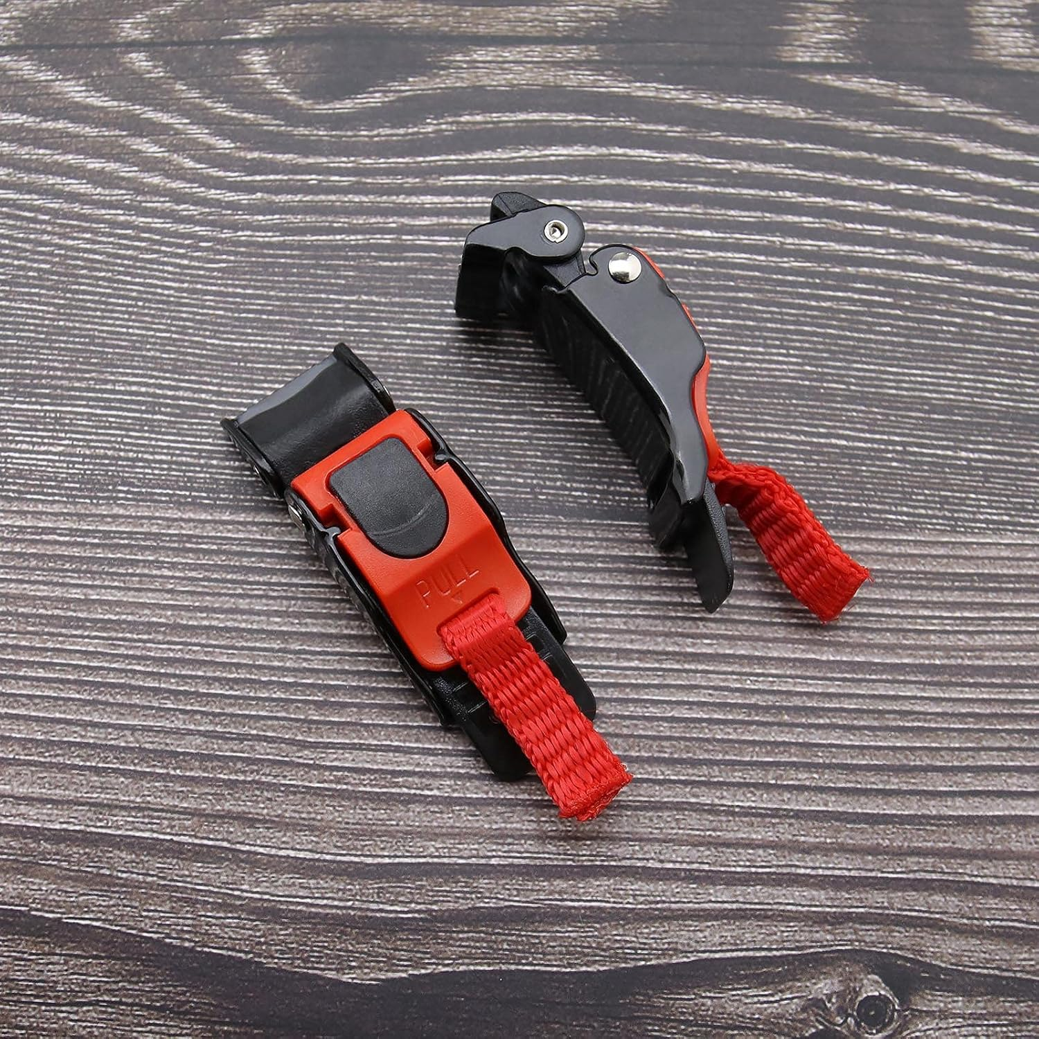 Emsea 3 X Motorcycle Plastic Helmet Quick Release Speed Clip Chin Strap Pull Buckle image number 3