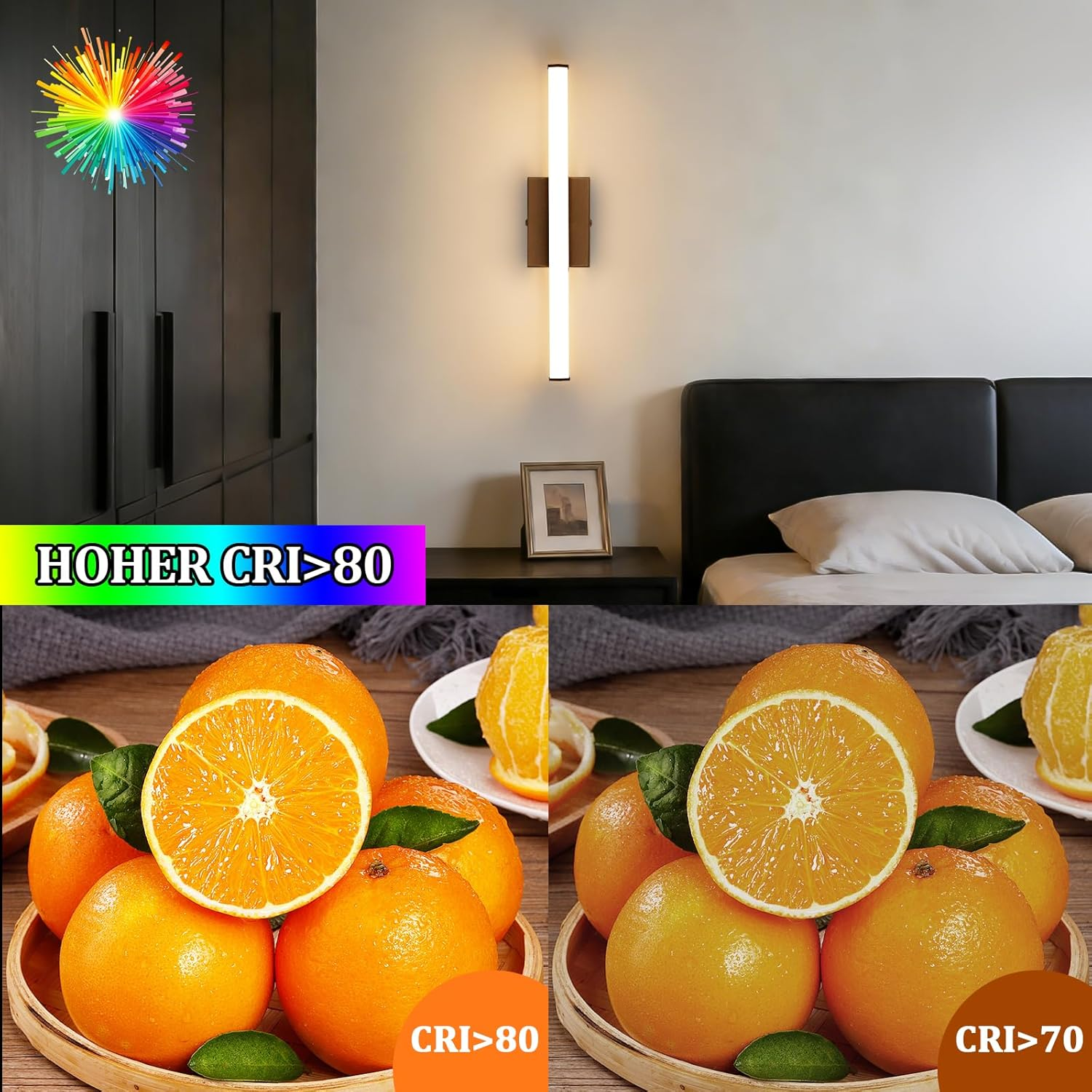 Laittiin LED Ceiling Light - 6W Black Entrance Lighting 3000K Warm White Kitchen Lighting Indoor Ceiling Light Modern Design for Kitchen, Bedroom, Stairs or Living Room image number 3