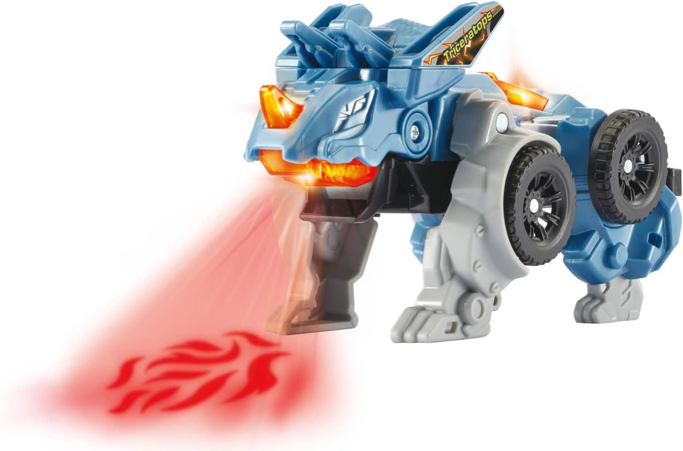 Vtech Switch & Go Dinos - Fire Mini Triceratops image number 4