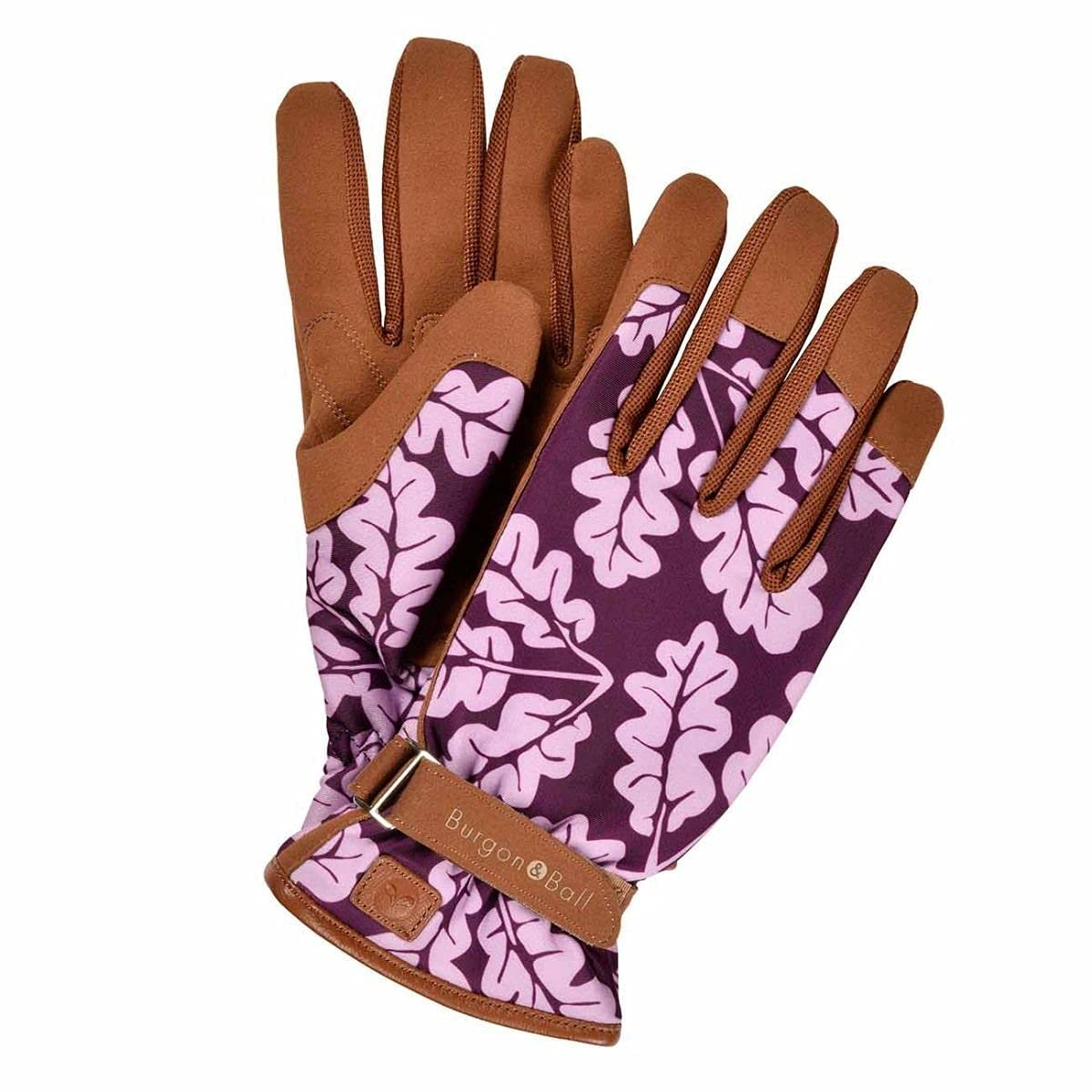 Burgon & Ball Love Oakleaf Plum S/M Gloves, Ladies, Gardening, Hands, Womens GLO/OAKPLUMSM image number 3