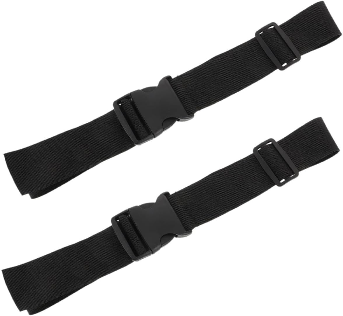 NAMOARLY 2Pcs Adjustable Buckle Luggage Straps Utility Belt with Robust Tension Rope for Suitcase Backpack Waist Bag Extender Portable Compact Travel Gear image number 1
