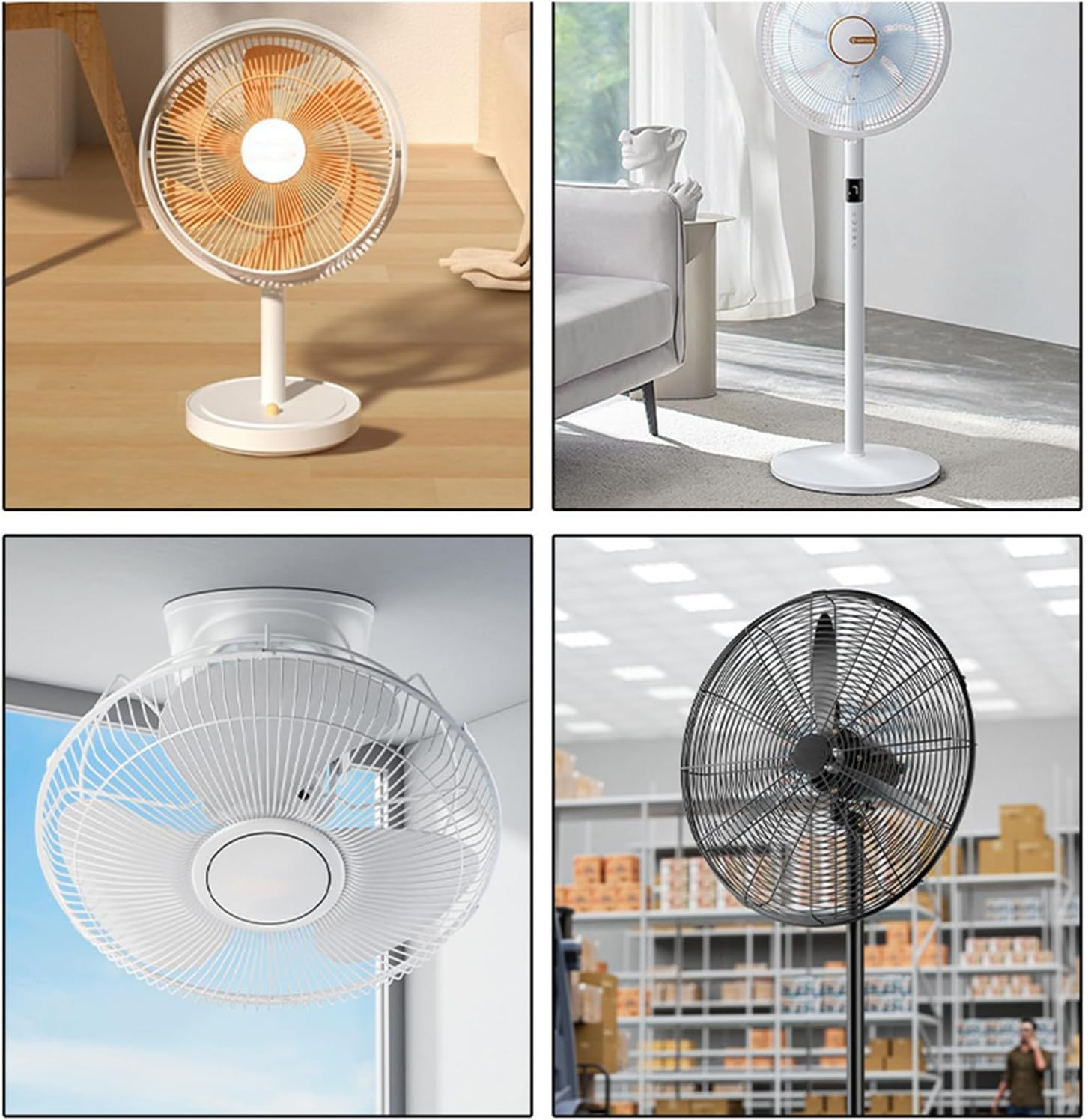 Net Mesh Cover for Fan - Dustproof Fan Protection - Easy Removal Guard Filter with Electrostatic Adsorption for Desktop Office Friends Colleagues Family - 18 Inches image number 5