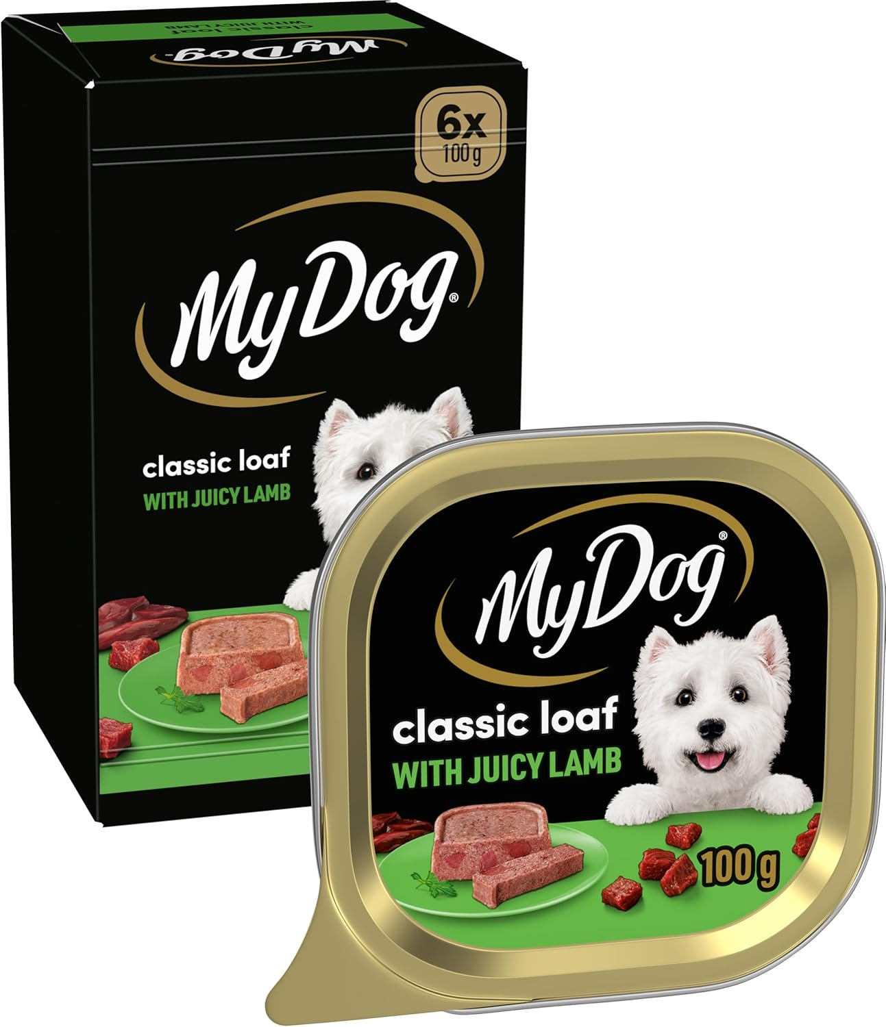 My Dog Adult Wet Dog Food Lamb Loaf 100G Tray, 36 Pack image number 5