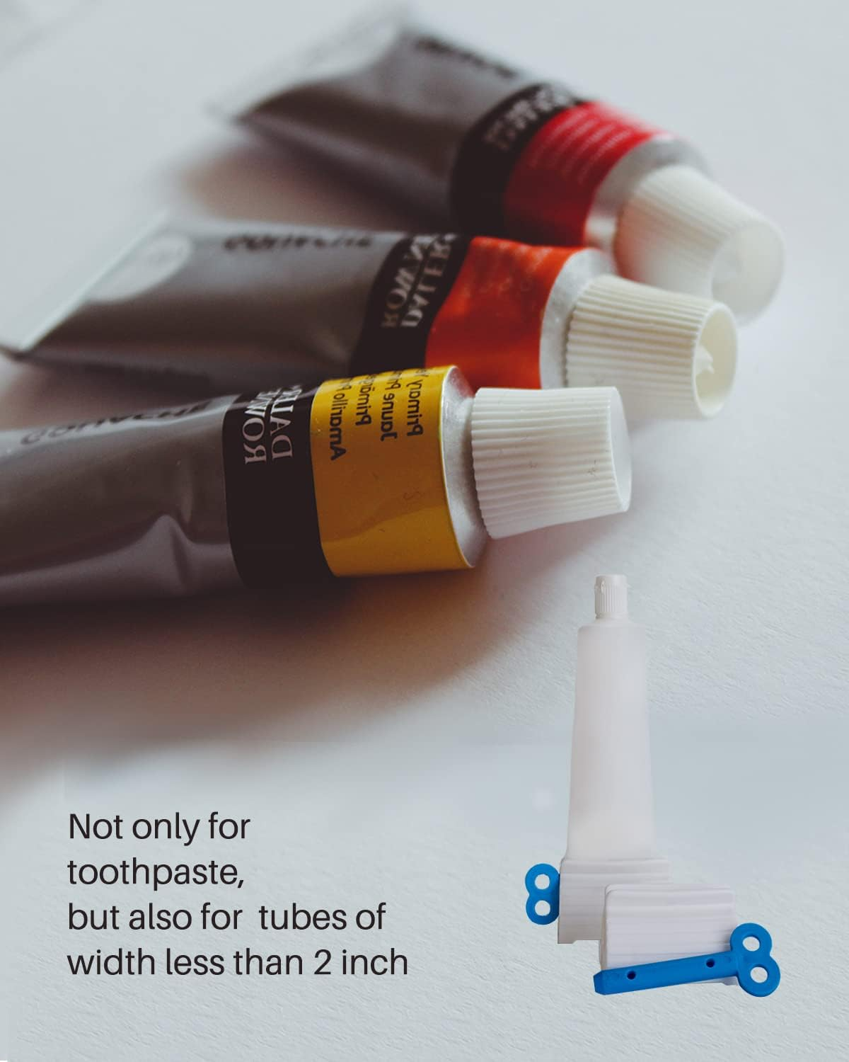 Mohern Toothpaste Squeezer, 4 Pcs Toothpaste Tube Squeezers, Multi-Purpose Toothpaste Dispenser, Rolling Toothpaste Holder Stand - 12Pcs image number 6