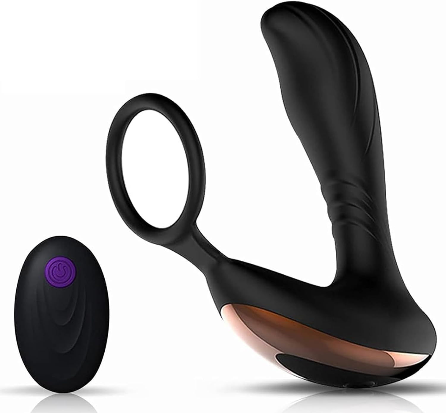 Vibrating Anal Plug with Cock Ring, G-Spot Anal Butt Plug Dildo Vibrator Sex Toys for Men, Stimulator with Powerful Modes, Prostate Massager Anal Vibrator with Remote Control Adult Sex Toy image number 2