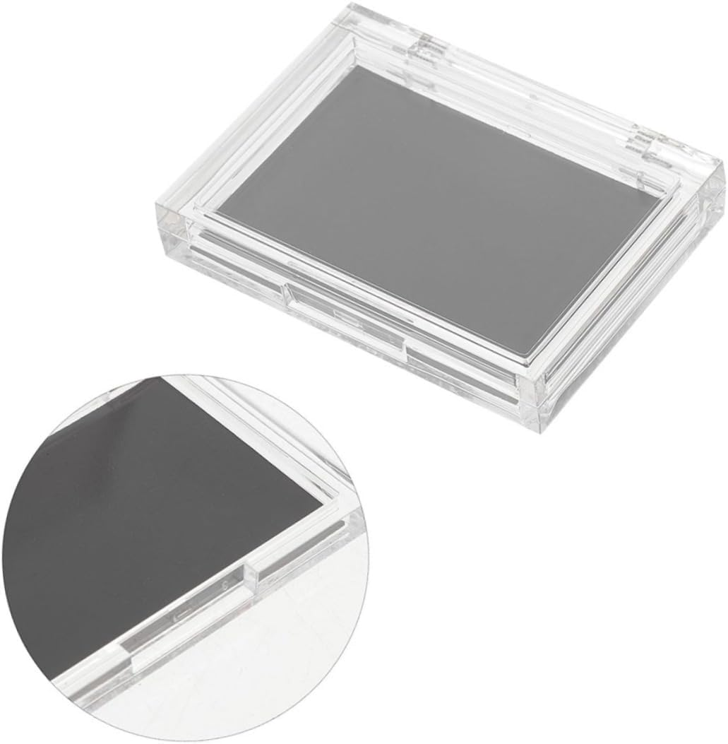 DECHOUS Empty Magnetic Eyeshadow Palette 2Pcs Abs Makeup Organizer Tray with Magnetic Pans for Eyeshadow Lipstick Blush Travel Cosmetic Storage Case image number 5