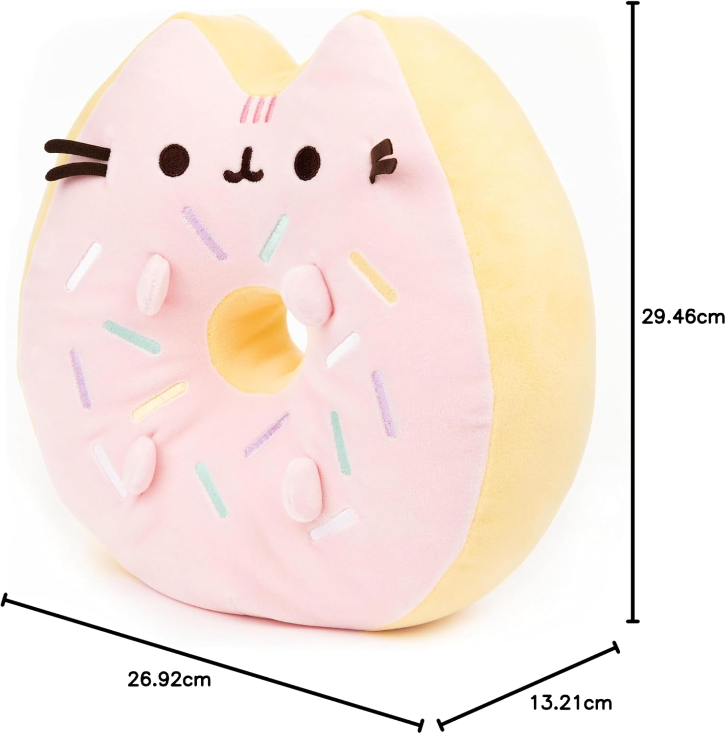 Pusheen the Cat Pusheen Squisheen Donut Soft Toy, 30 Cm