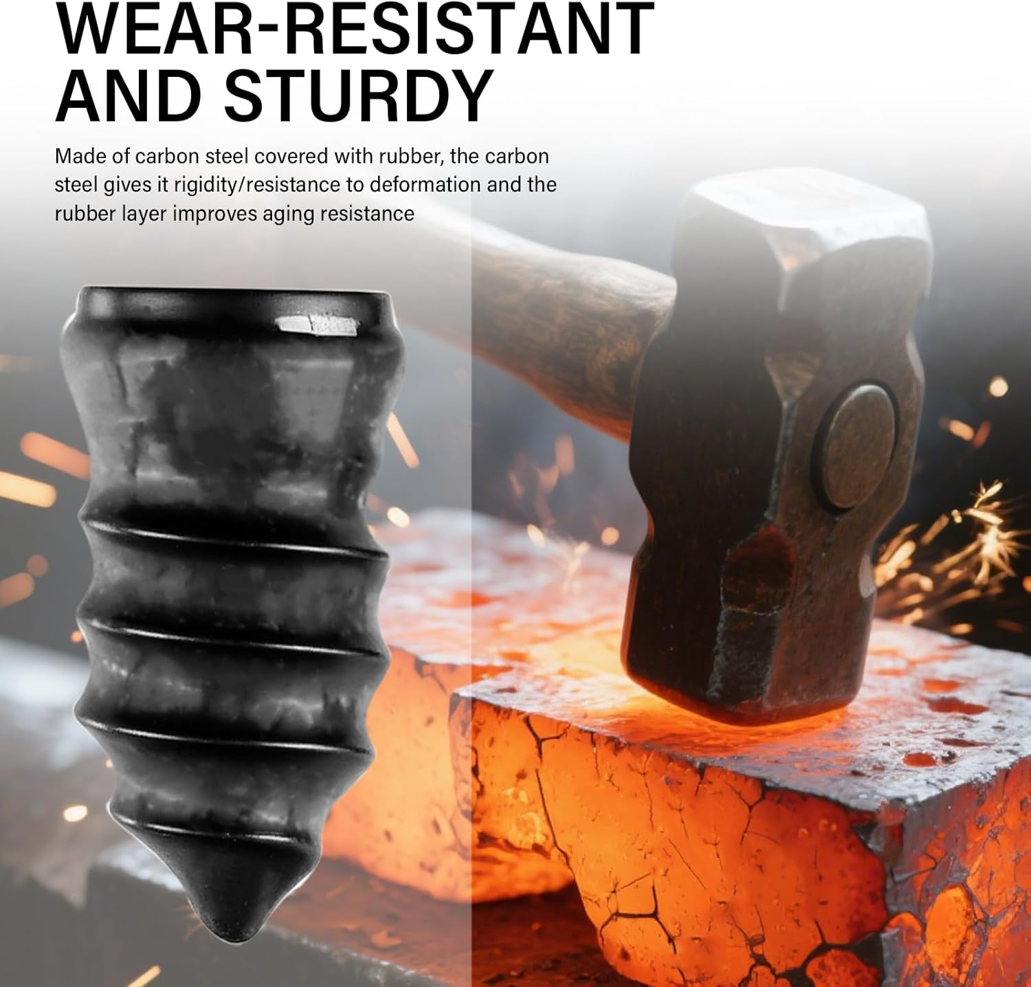 100PCS Tire Screw Plug Repair Kit,Self-Service Tire Repair Kit Includes 3 Sizes of Screw in Tires Plugs & Screwdriver for Quick Repairs,Professional Tires Repairs Rubber Nail image number 3