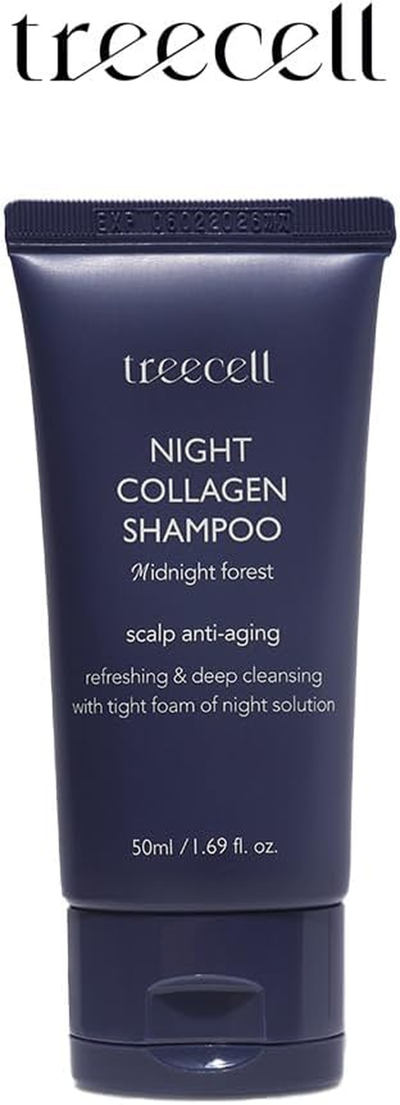 TREECELL Midnight Forest Night Collagen Shampoo (For Oily & Sensitive Scalp & Deep Cleansing) 50Ml image number 1