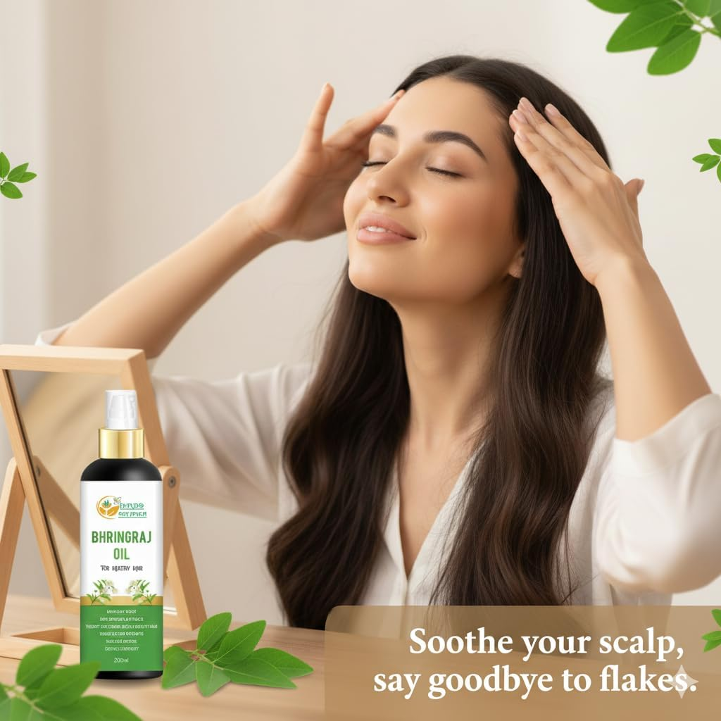 Herbs Botanica Bhringraj Hair Oil 200 Ml &ndash; Pure, Natural Herbal Oil for Nourishing, Conditioning & DIY Haircare