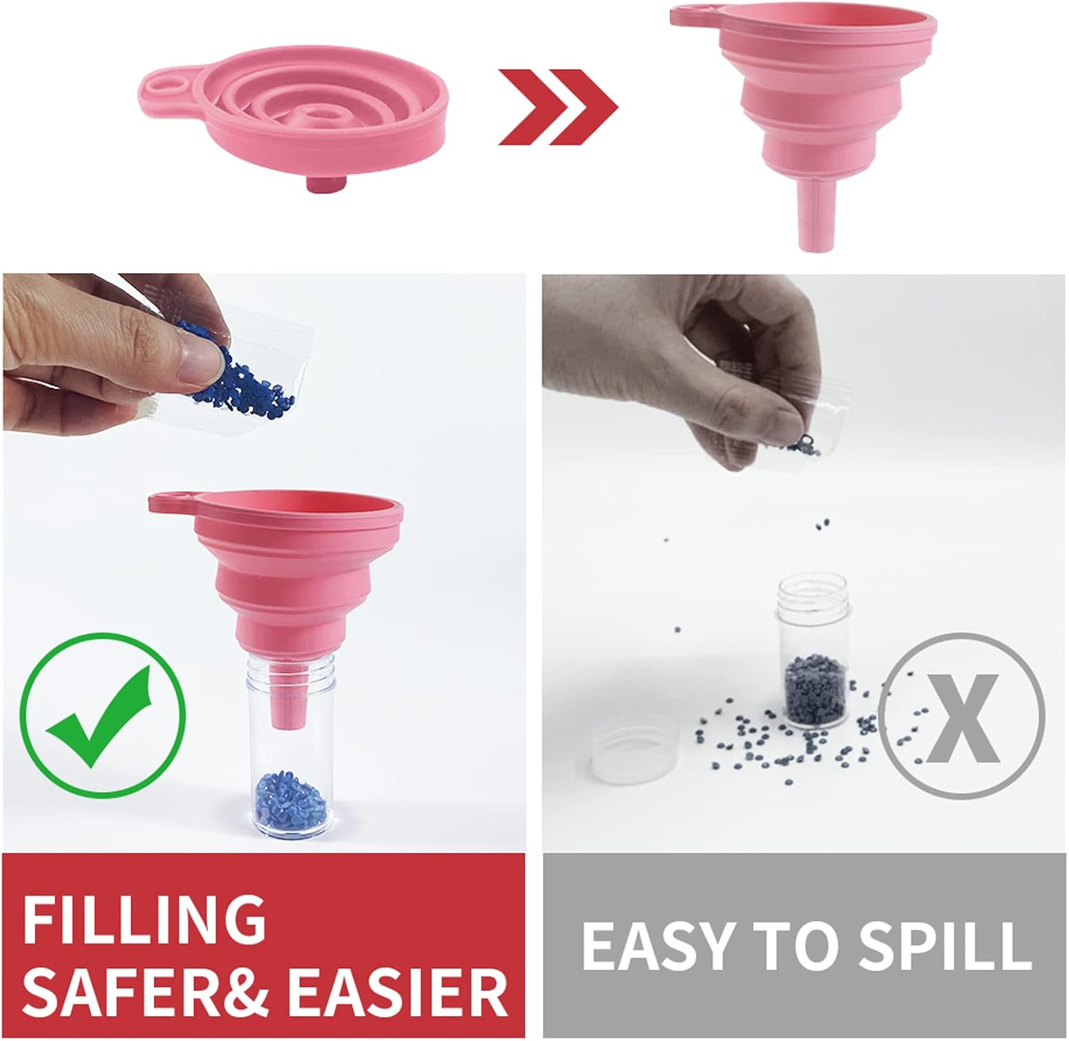 Diamond Painting Storage Containers,88 Slots Diamond Painting Accessories Kits Diamond Art Accessories and Tools for Craft Jewelry Rhinestones Bead Organizer image number 4