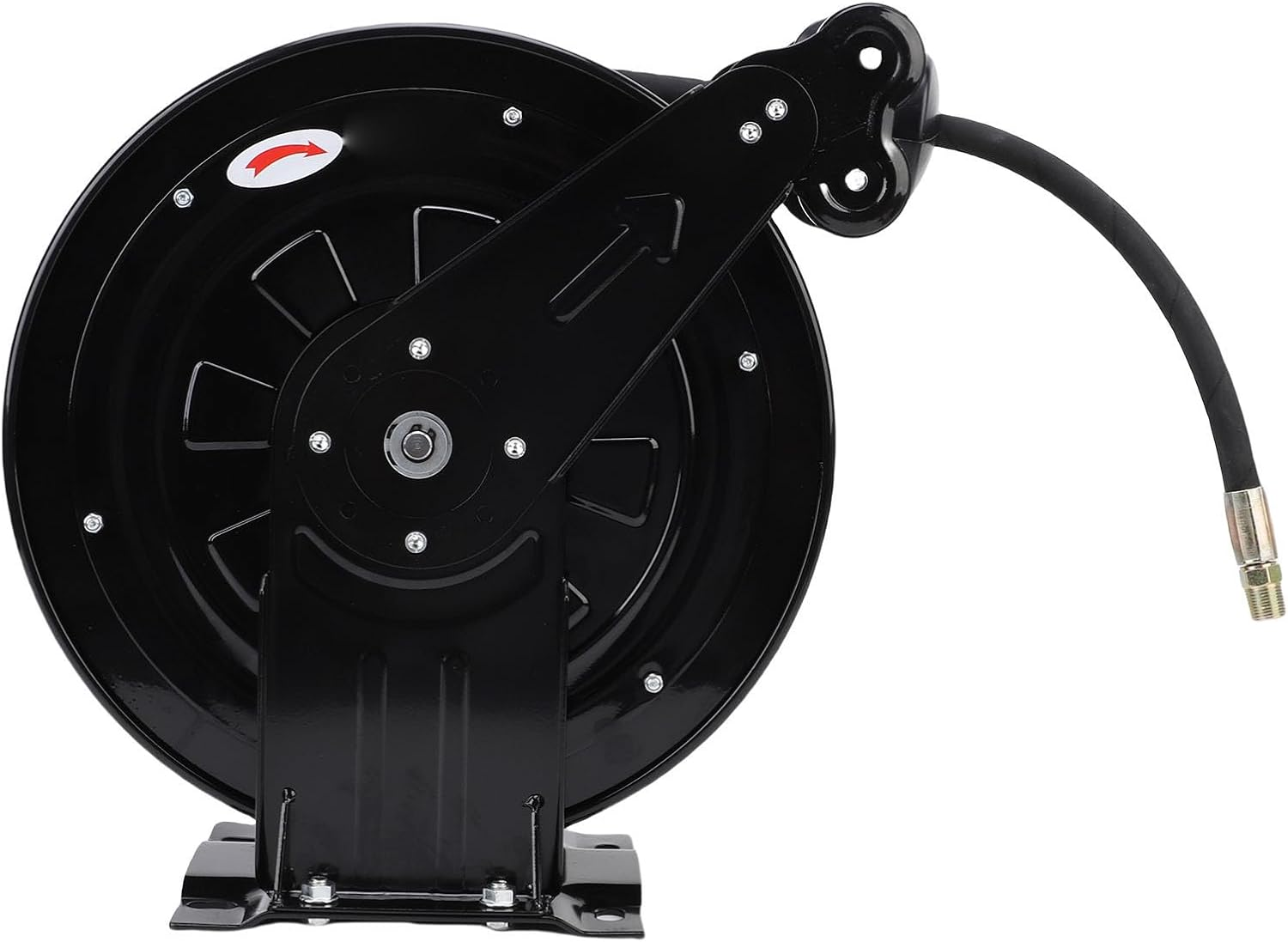 Marhynchus Power Wash Hose Reel Pressure Washer Hose Reel High Pressure 32.81Ft Heavy Duty Carbon Steel for Automotive Gardening Home Renovations image number 4