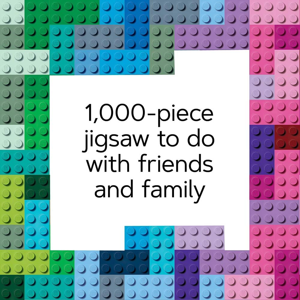 Chronicle Books Rainbow Bricks 1000 Piece Puzzle image number 1